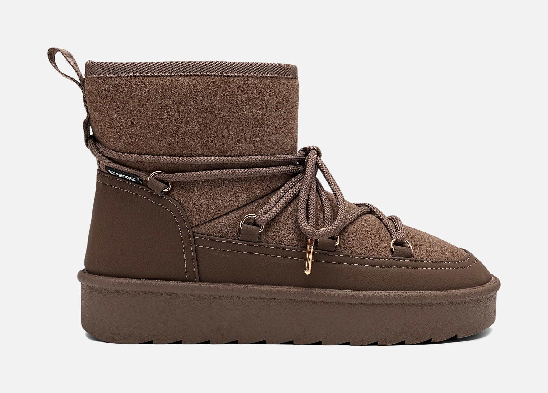 LINEAR, Varmforet boots, waterproof Brun