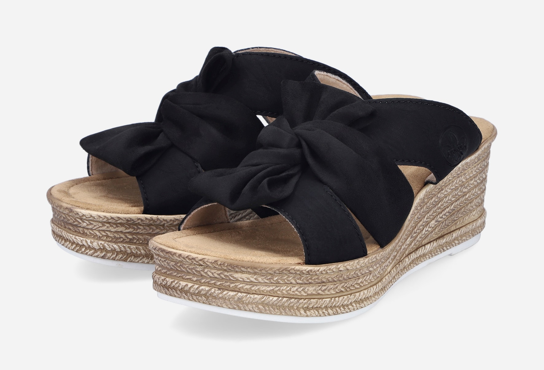 RIEKER, Sandalett Sort