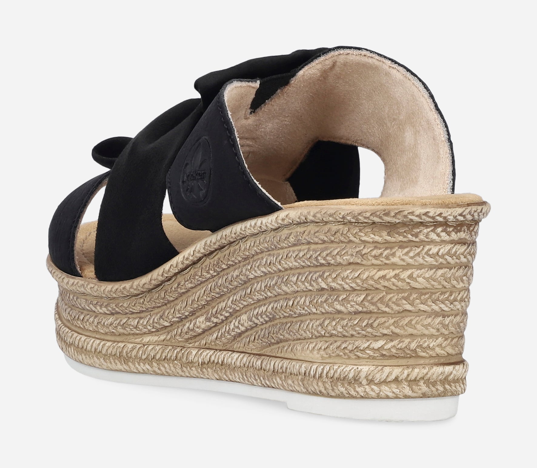 RIEKER, Sandalett Sort