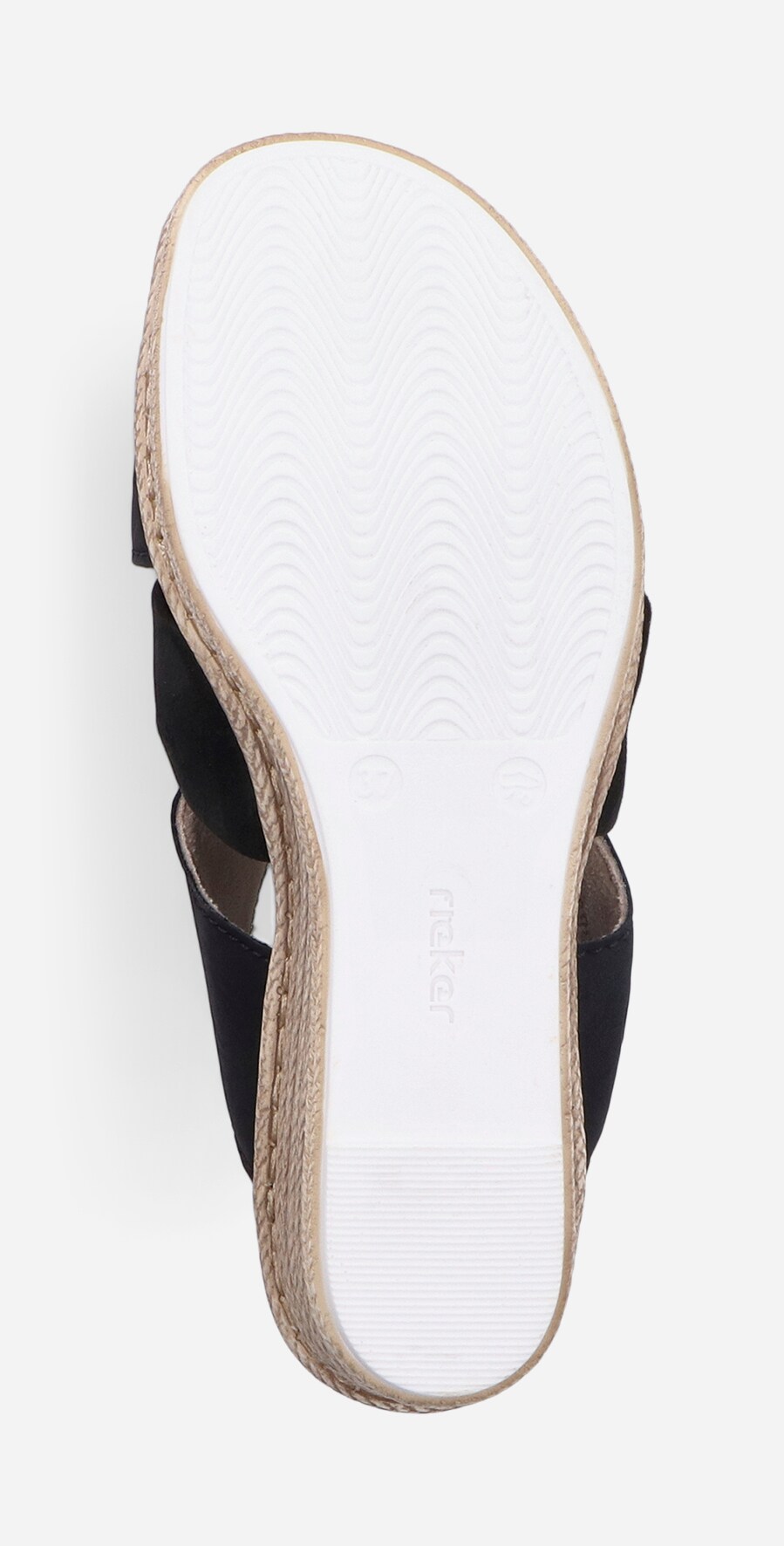 RIEKER, Sandalett Sort