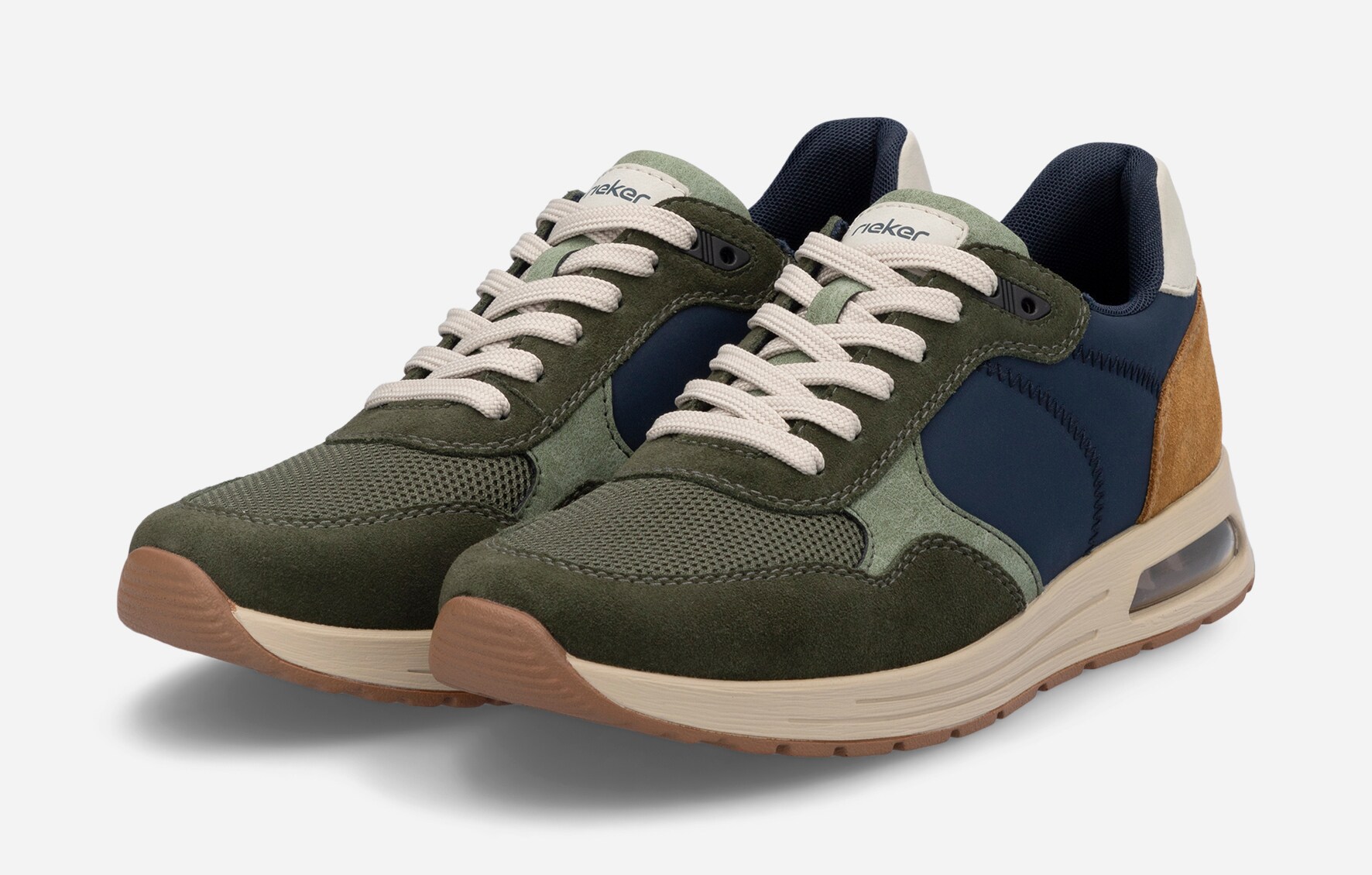 RIEKER, Sneakers Grønn