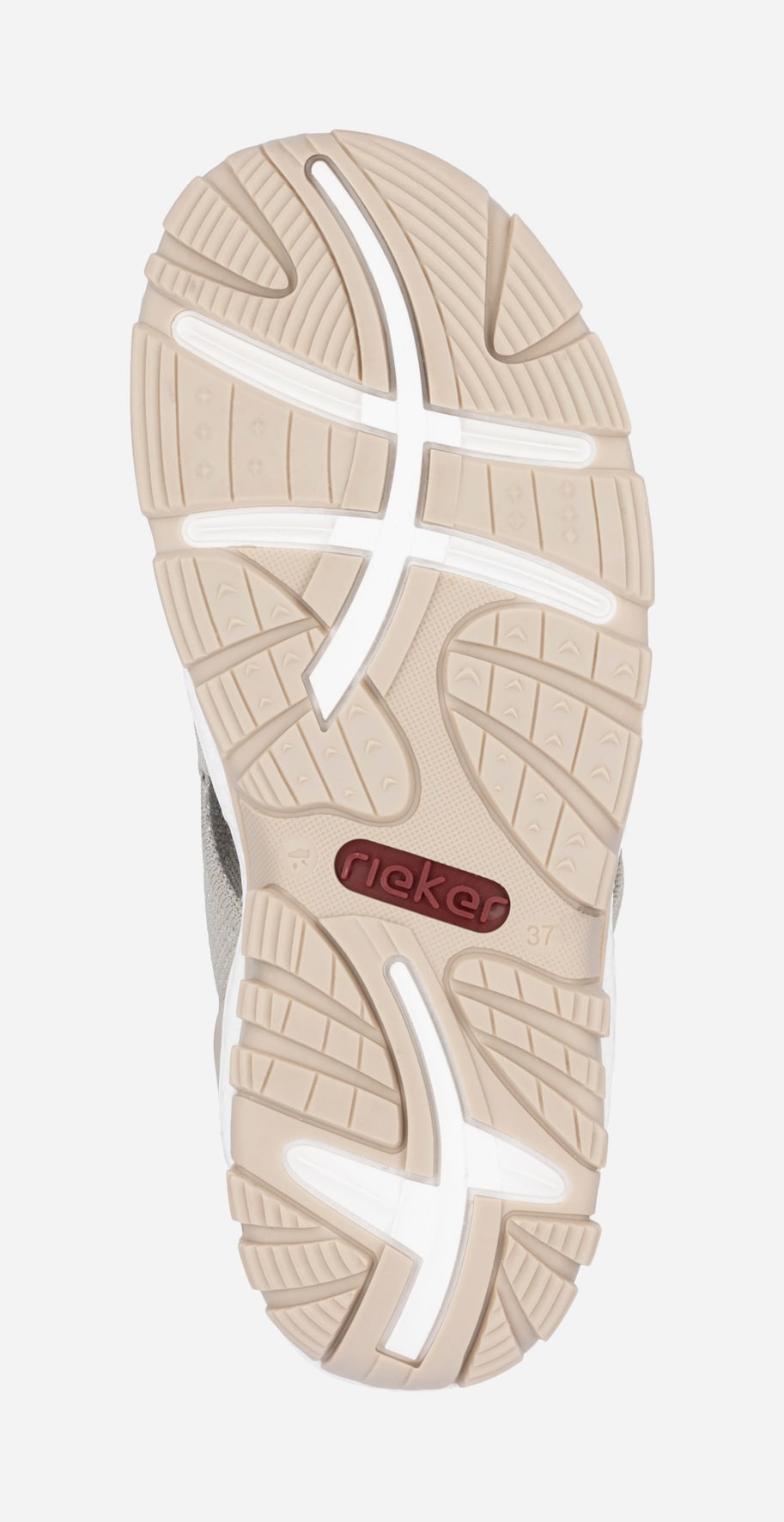 RIEKER, Sandal med reimer Beige