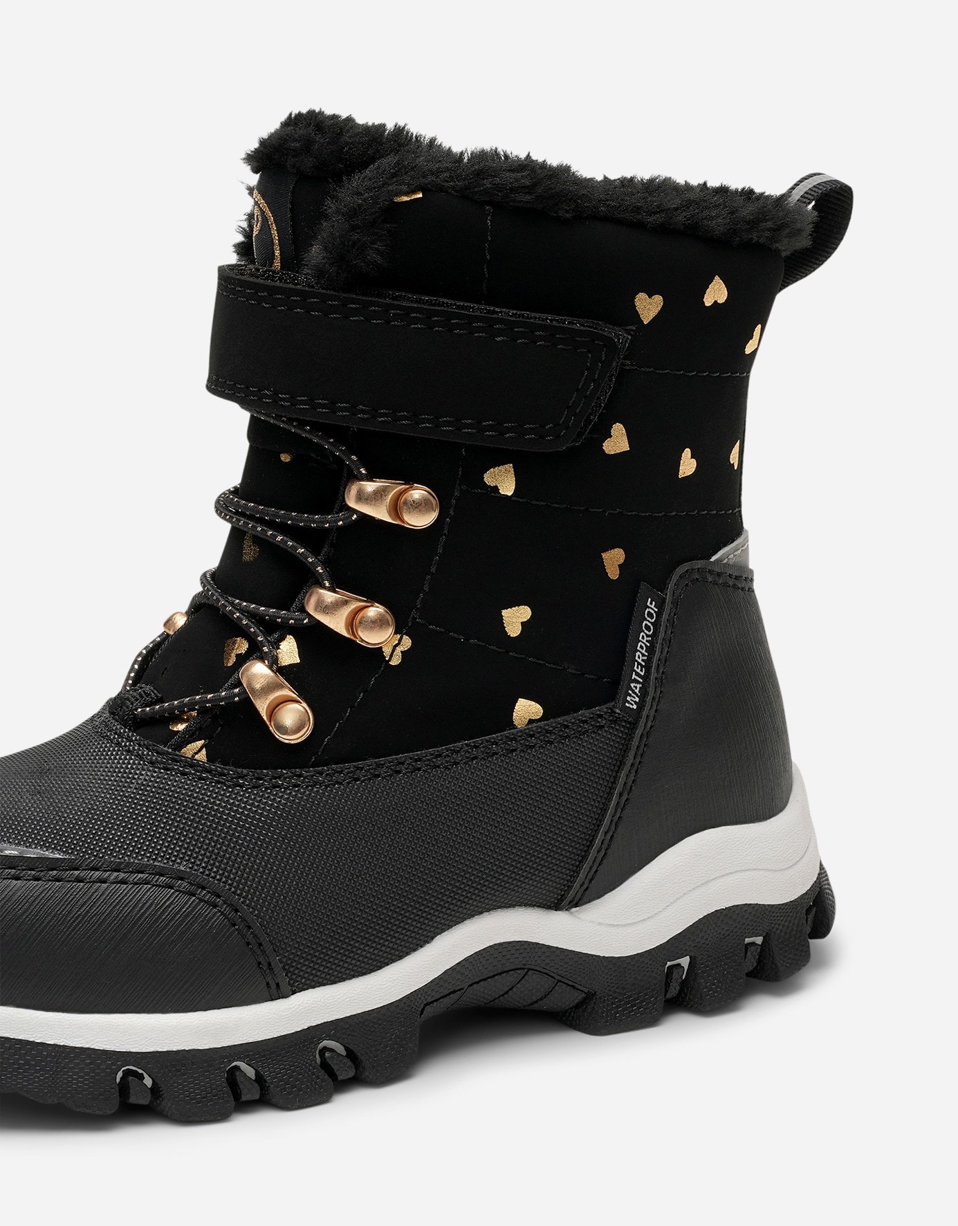 LINEAR, Varmforet skolett waterproof Sort