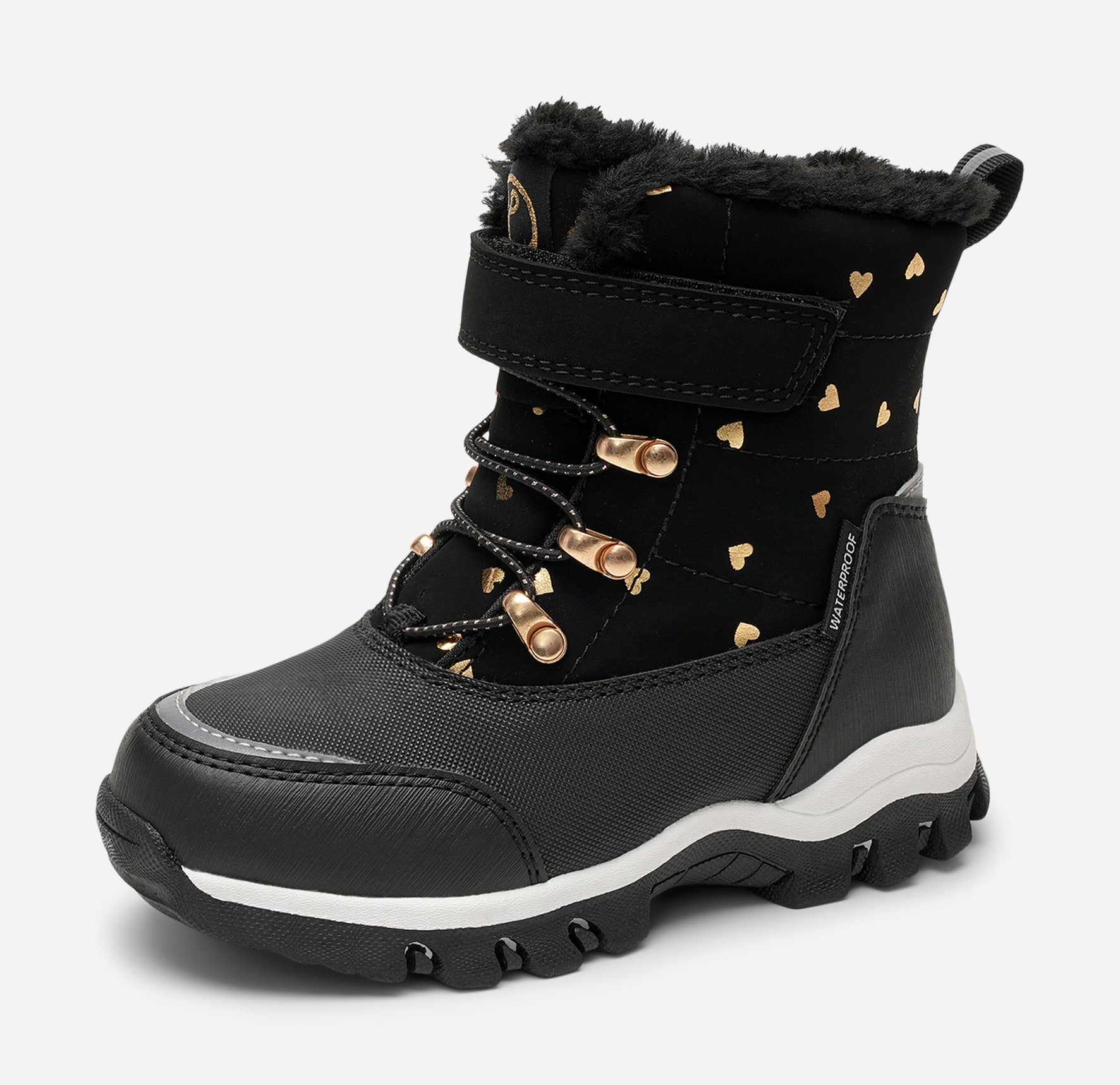 LINEAR, Varmforet skolett waterproof Sort