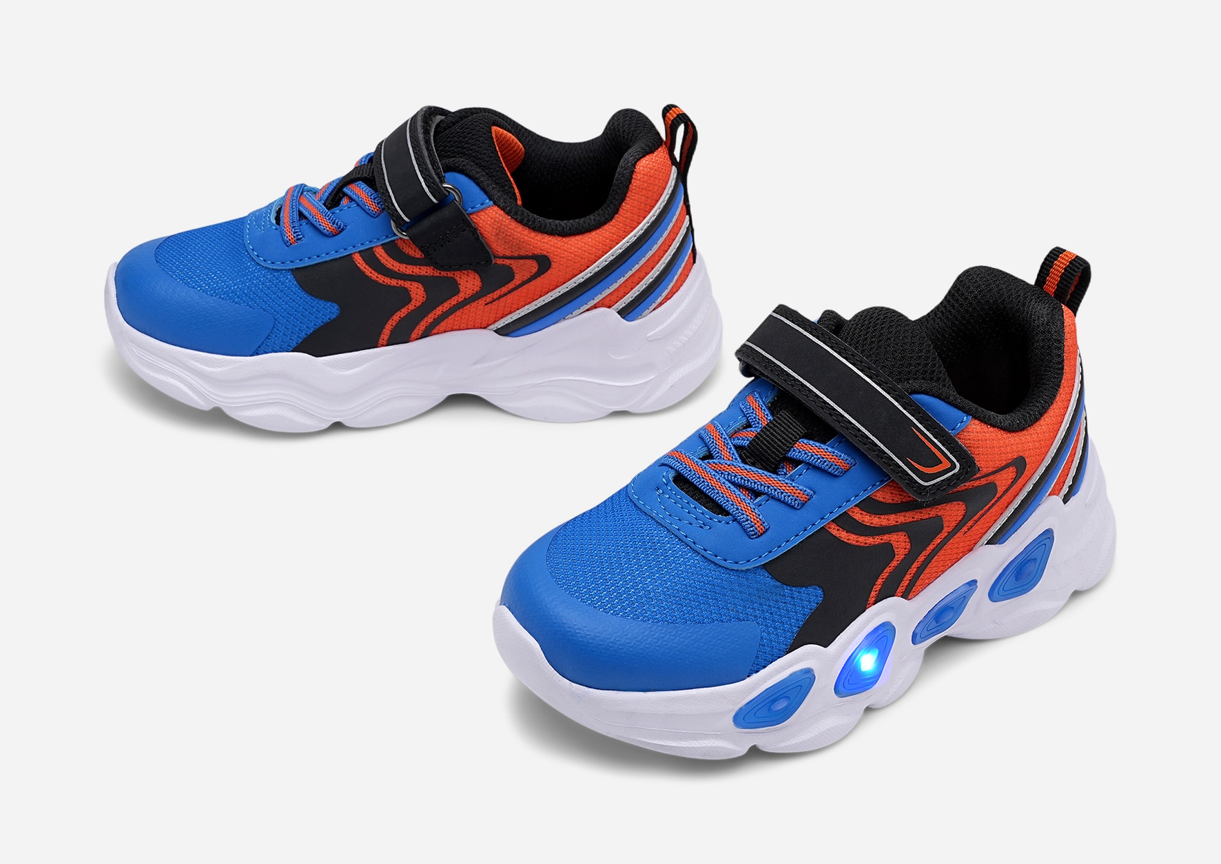 DINSKO, Blinkende sneakers Blå