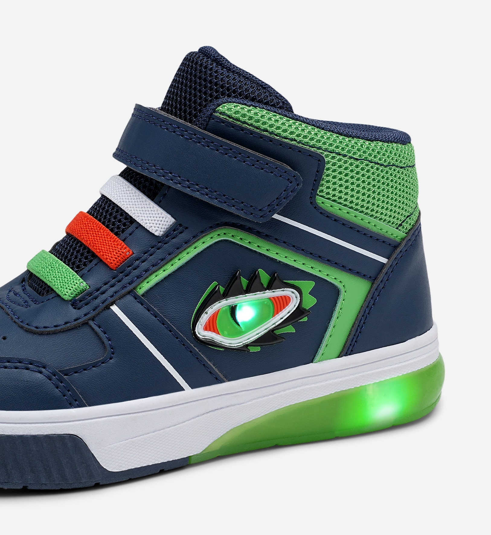 DINSKO, Blinkende høye sneakers Flerfarget