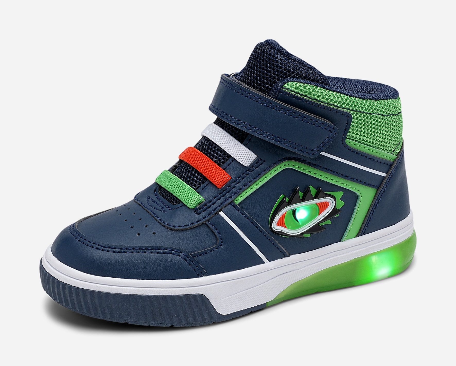 DINSKO, Blinkende høye sneakers Flerfarget