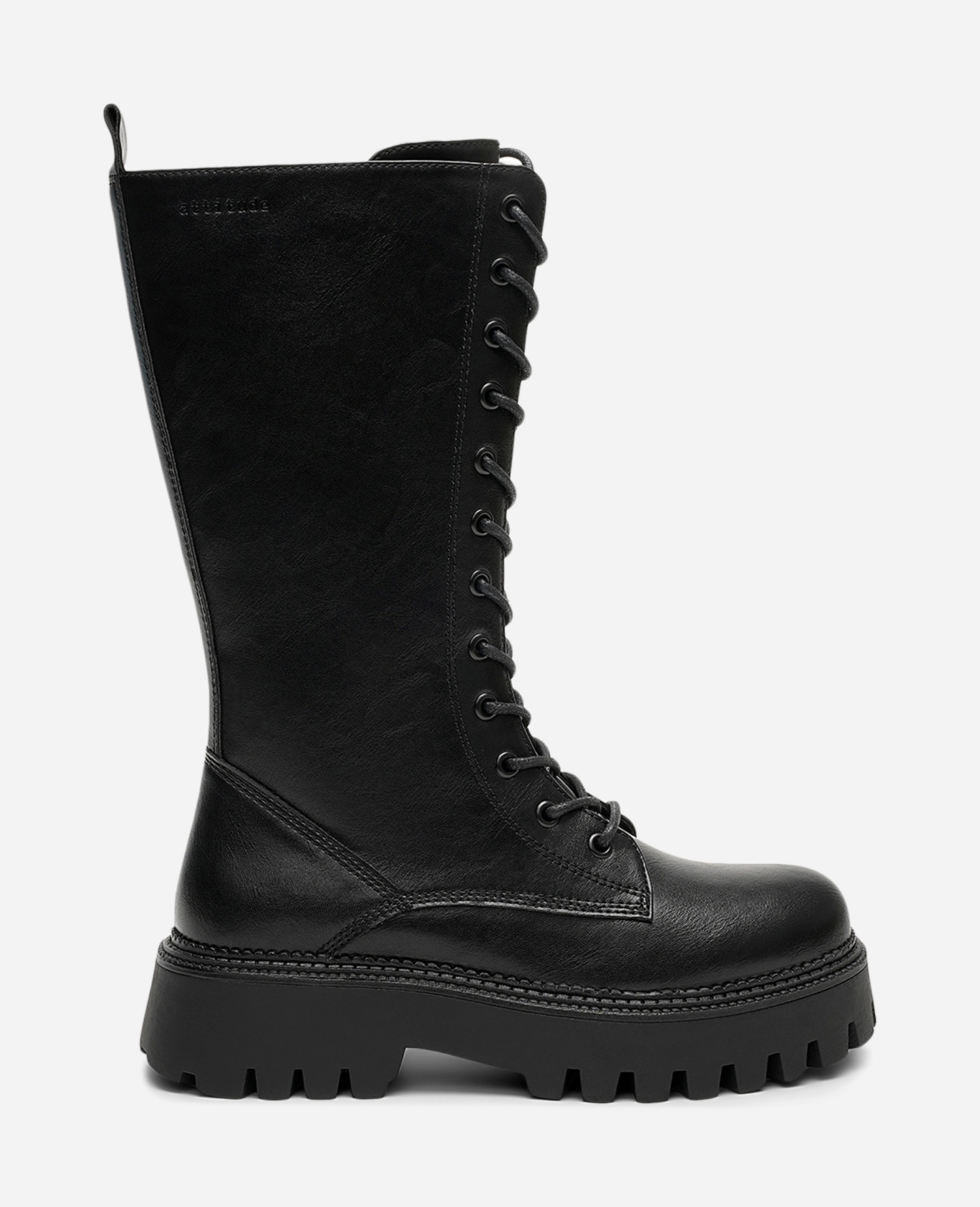 ATTITUDE, Støvlett med snøring Sort