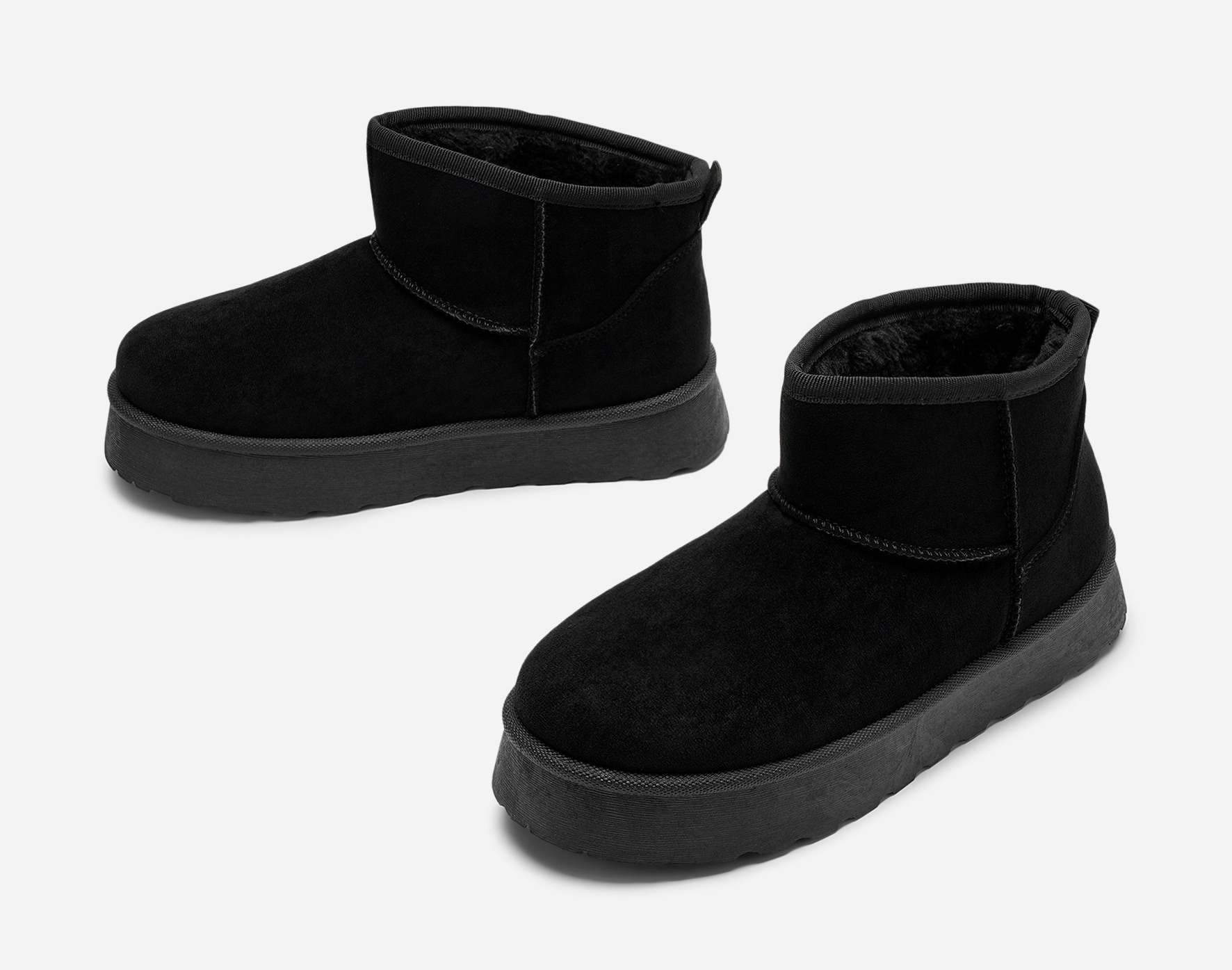 CLAUDIA GHIZZANI, Varmforet boots Sort