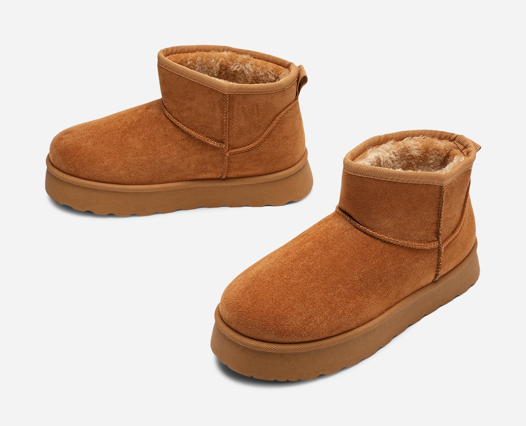 CLAUDIA GHIZZANI, Varmforet boots Brun
