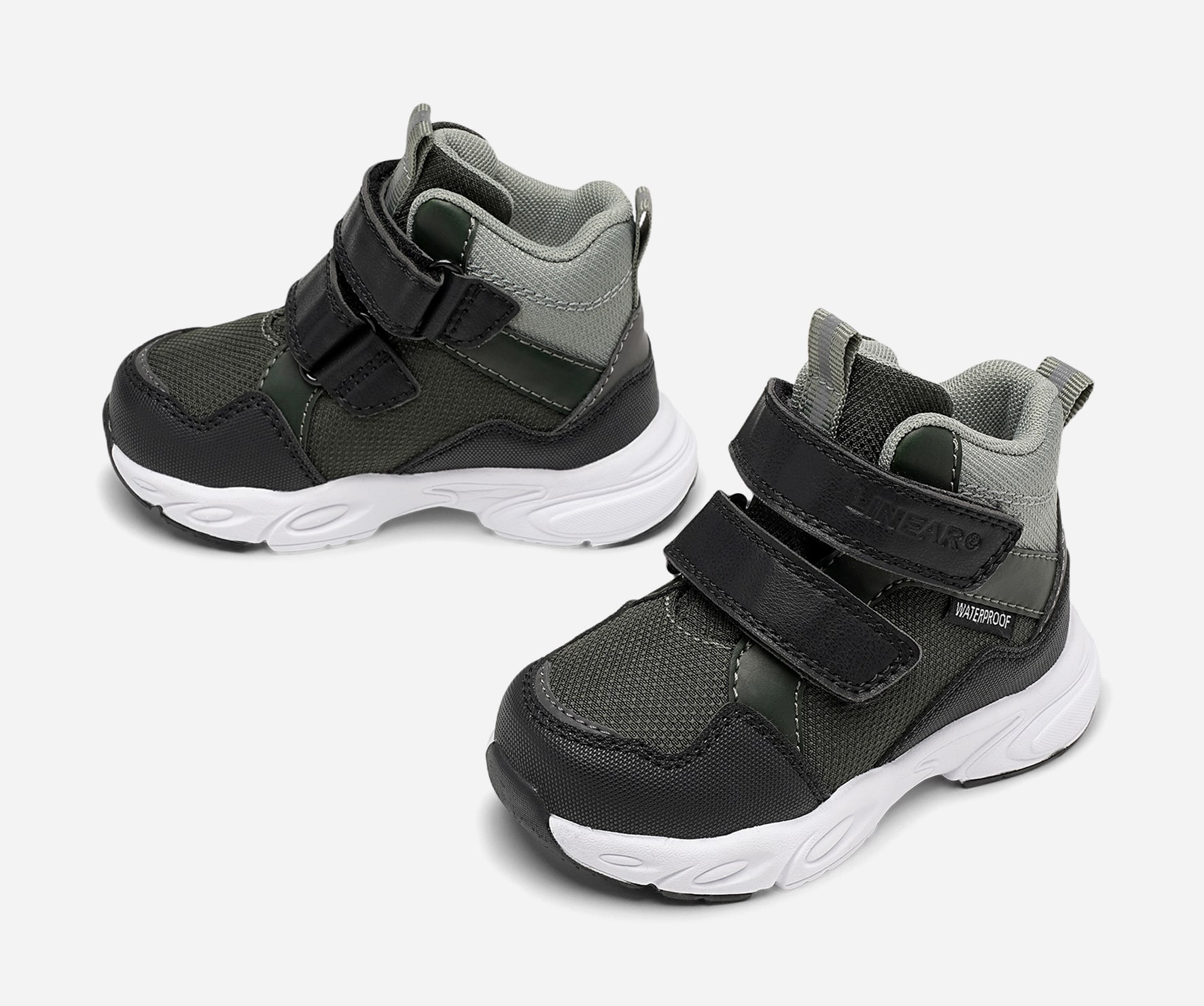 LINEAR, Høye sneakers, waterproof Grønn