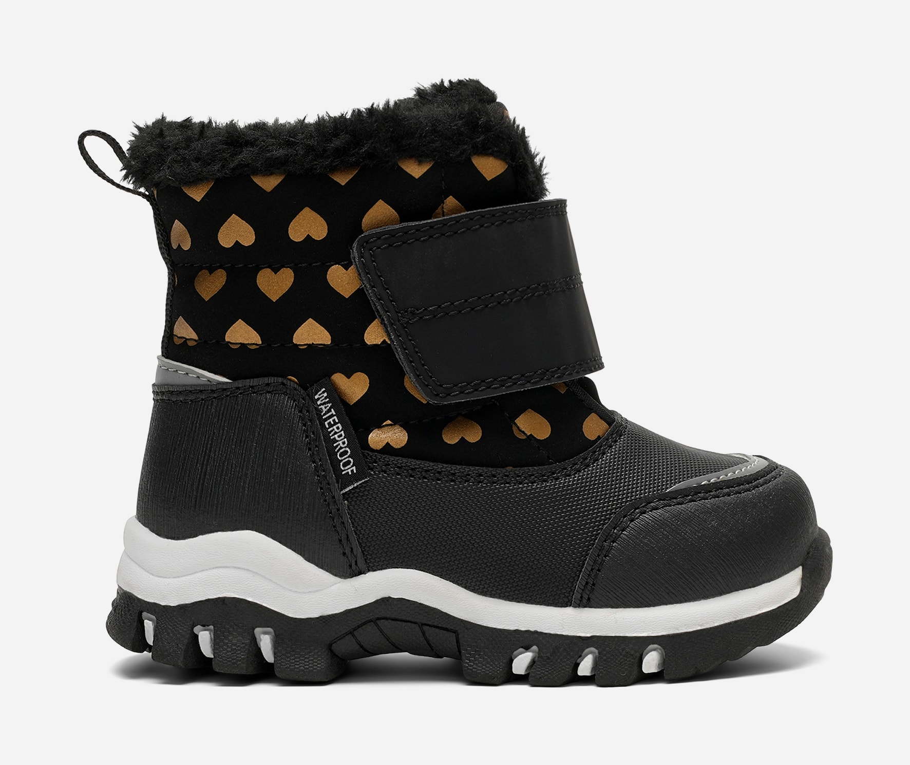 LINEAR, Varmforet skolett waterproof Sort