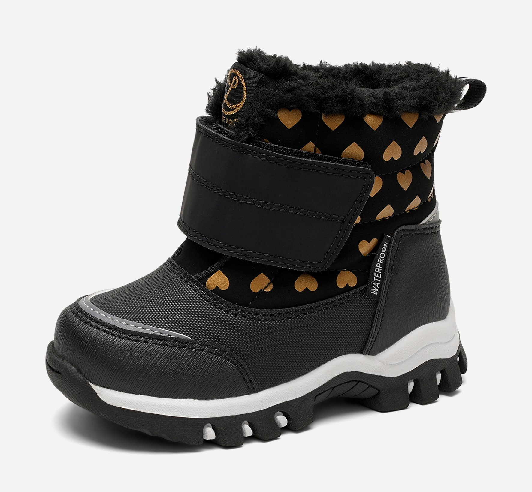 LINEAR, Varmforet skolett waterproof Sort