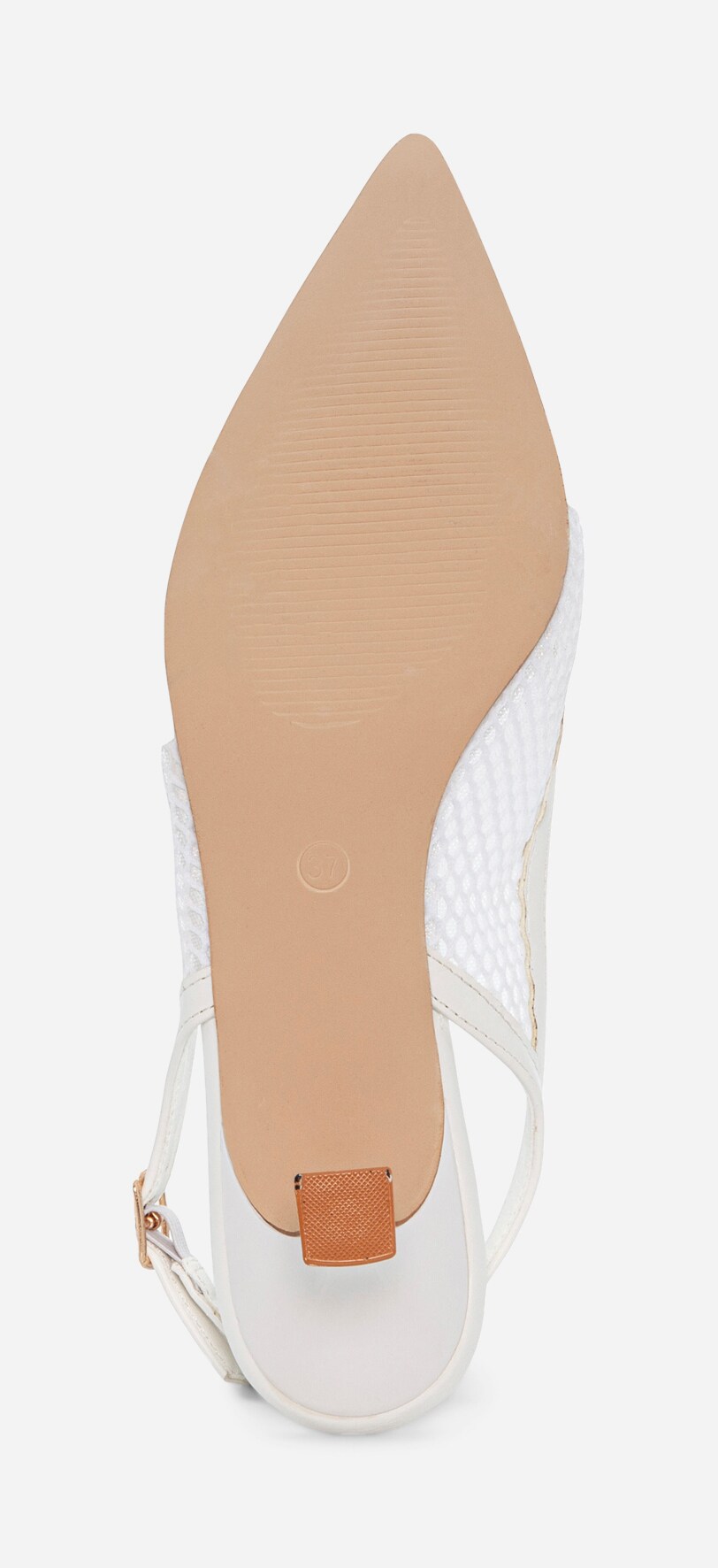DUFFY, Pumps med slingback Hvit