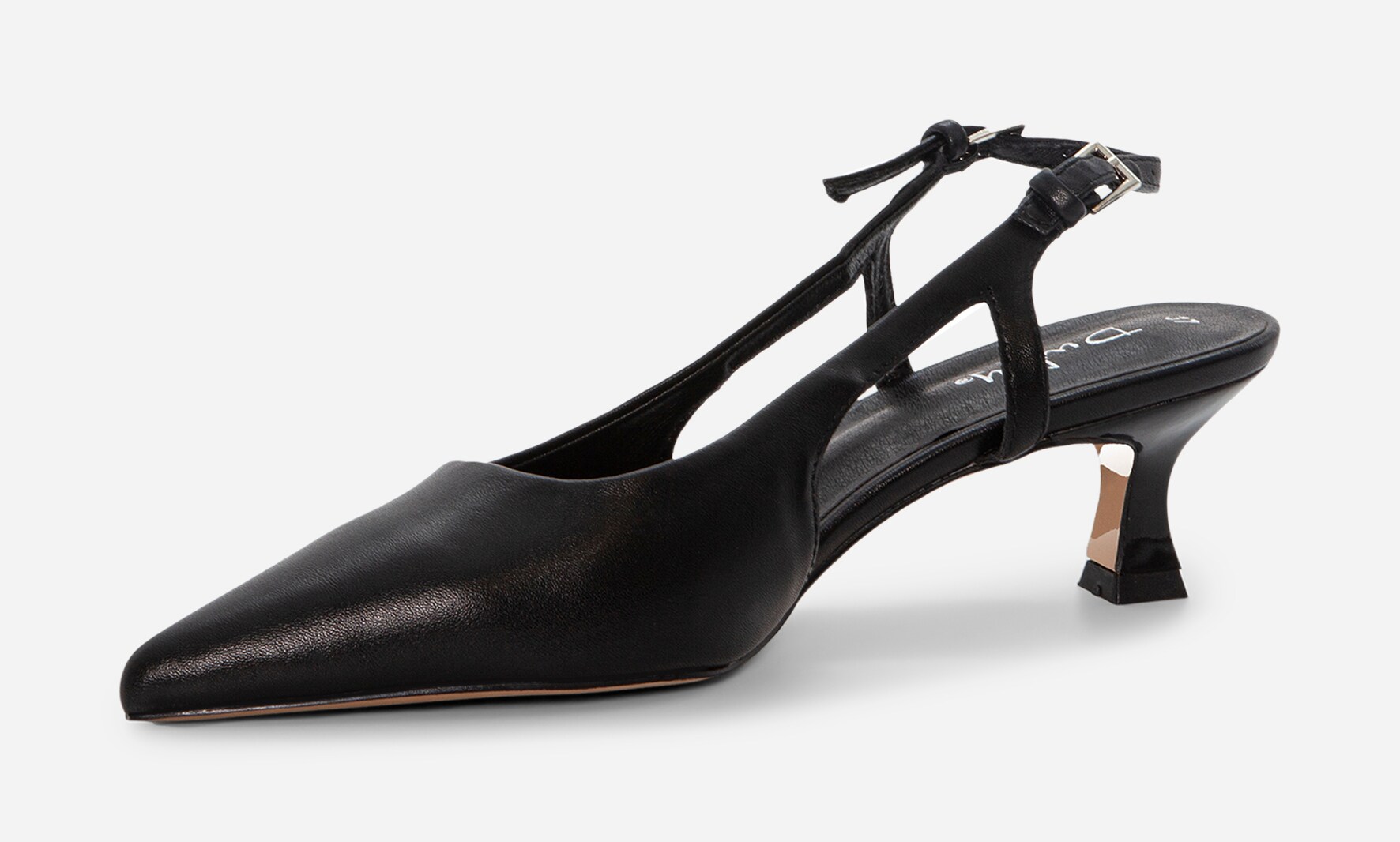 DUFFY, Pumps med slingback Sort