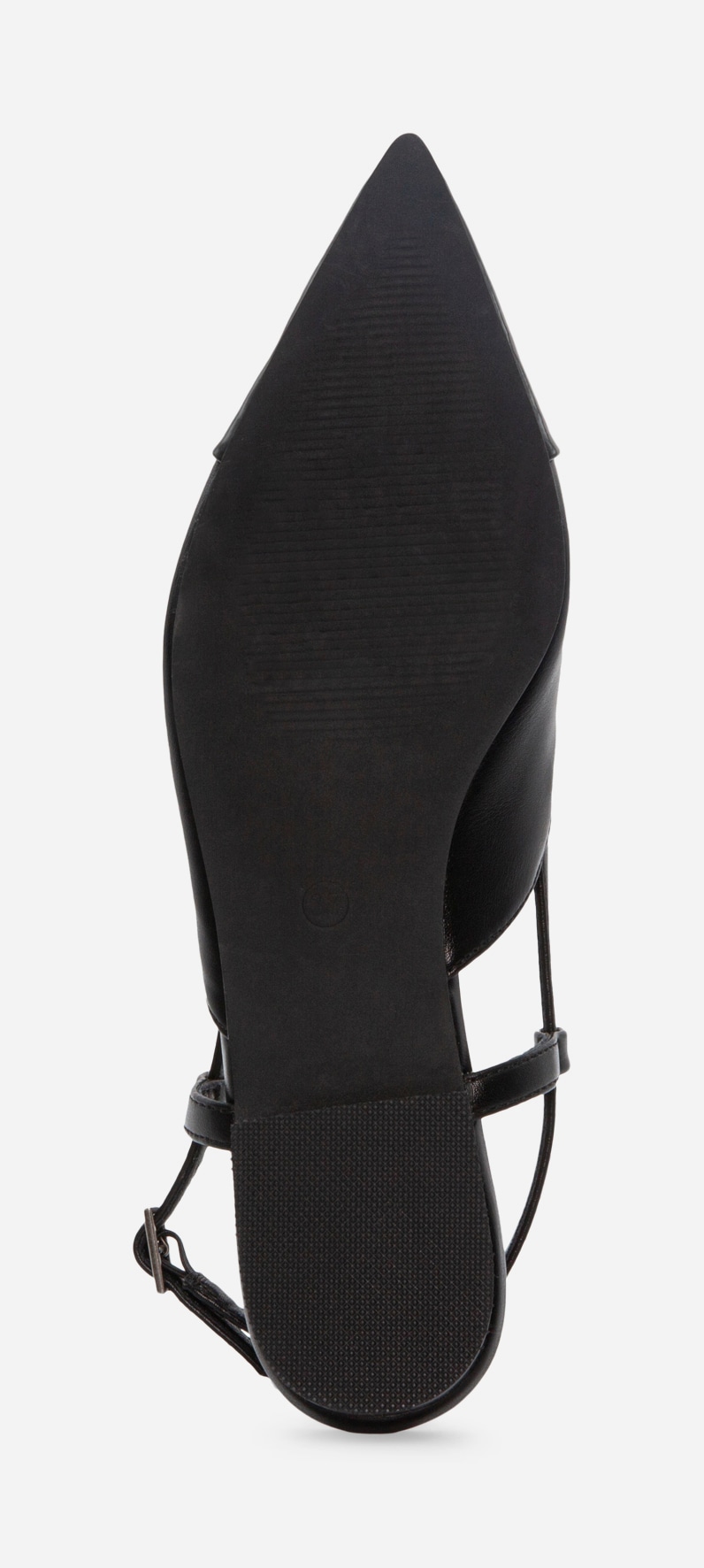 DUFFY, Ballerinasko med slingback Sort