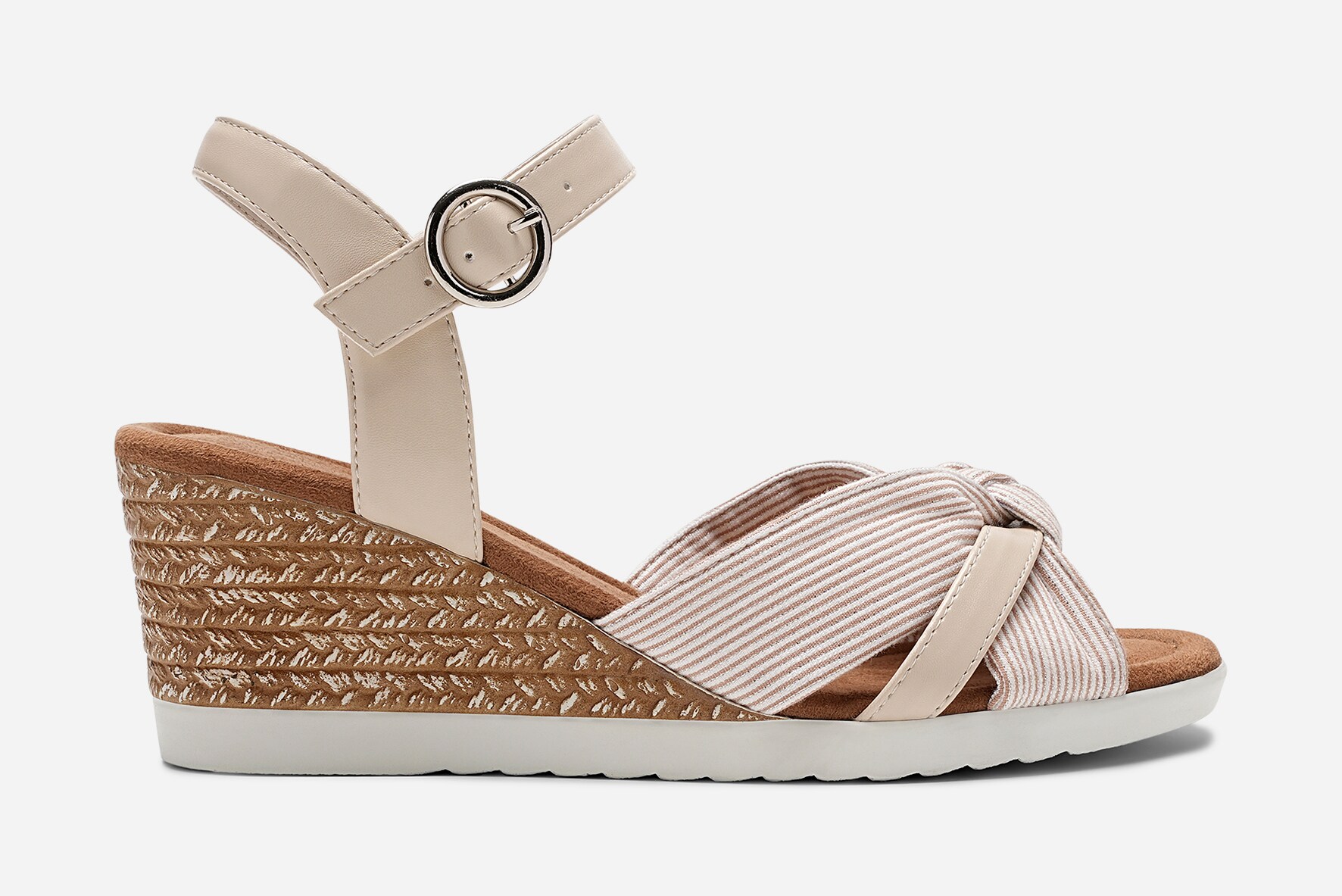 SO ALL, Sandalett med reimer Beige