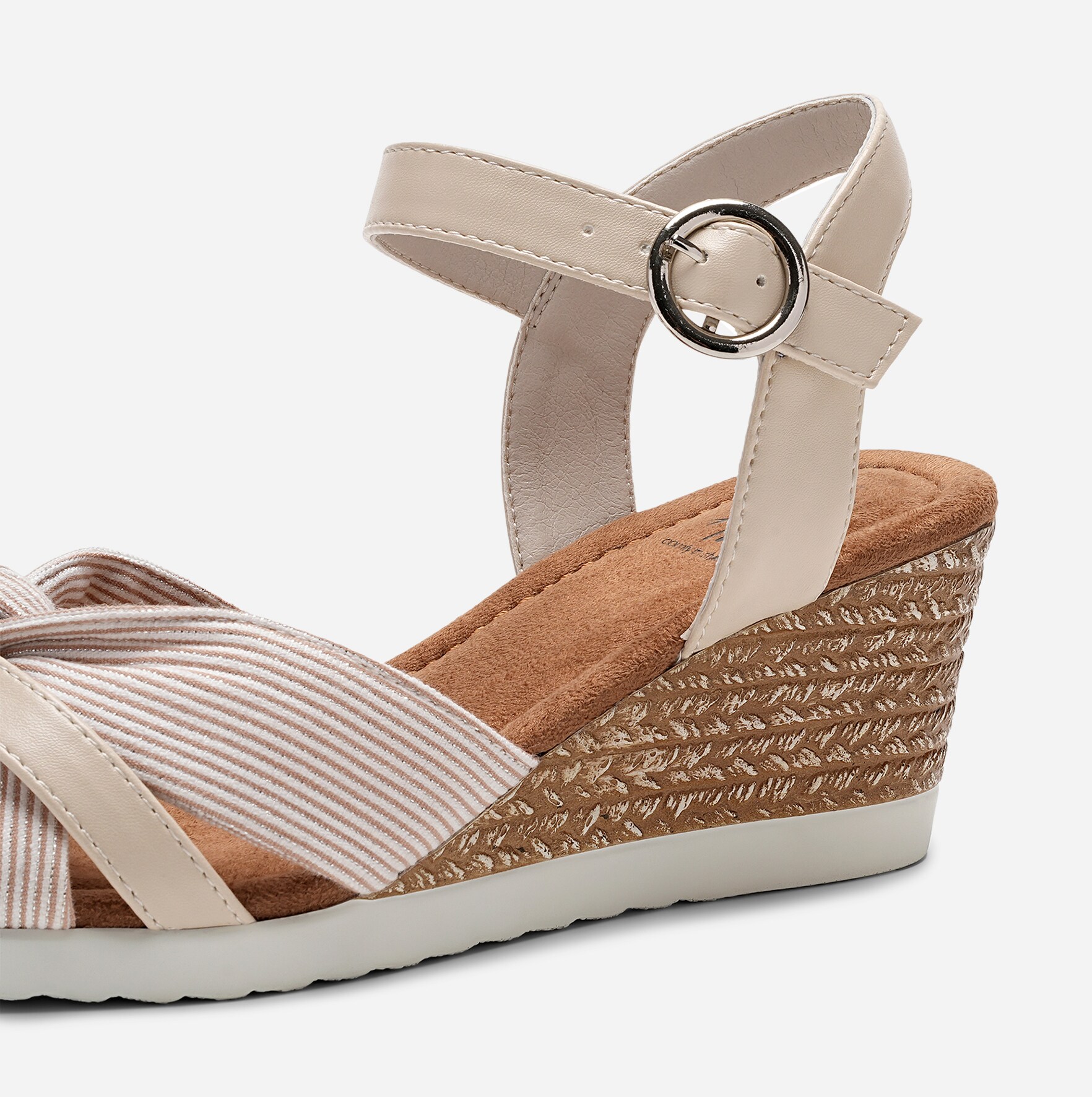 SO ALL, Sandalett med reimer Beige