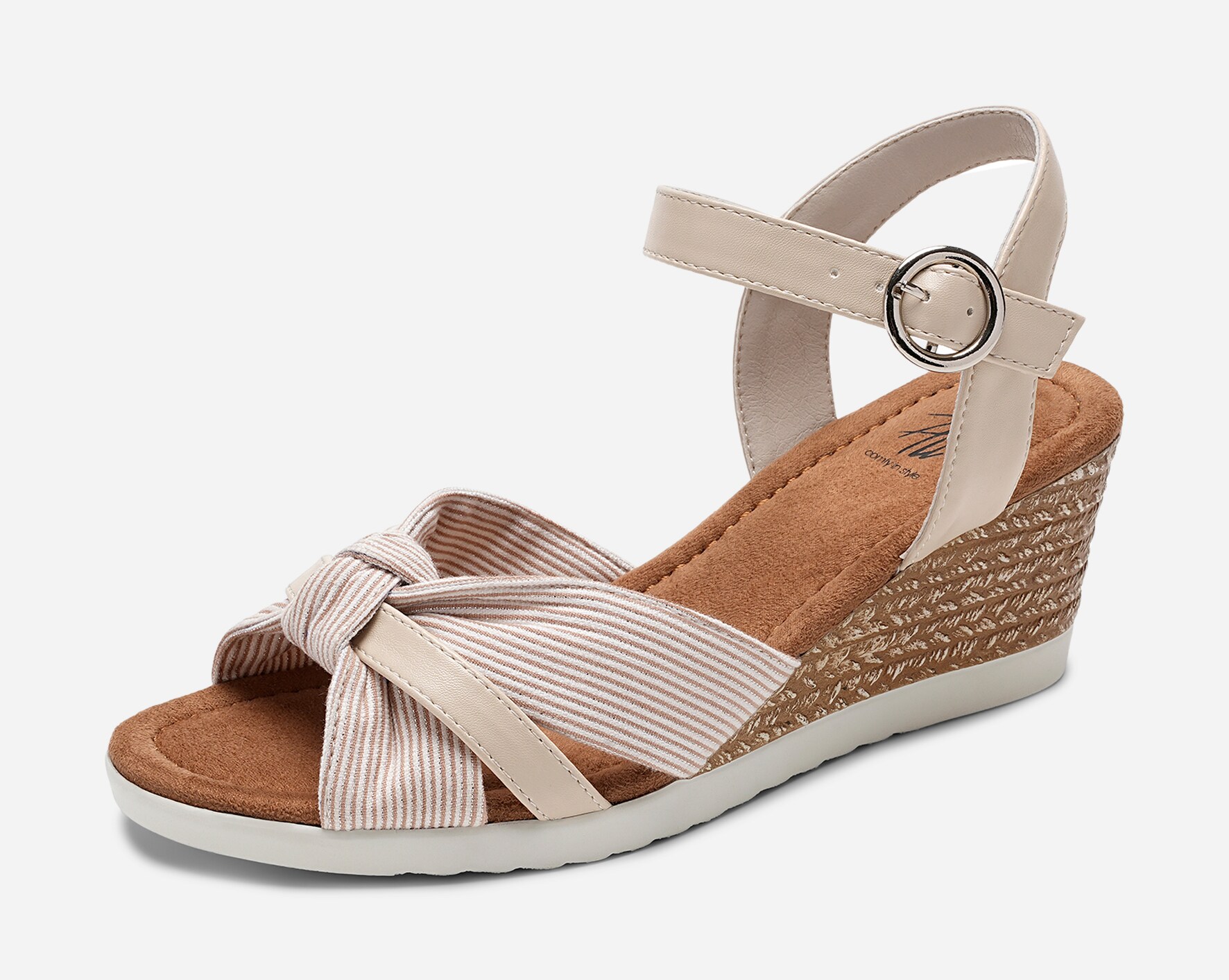SO ALL, Sandalett med reimer Beige