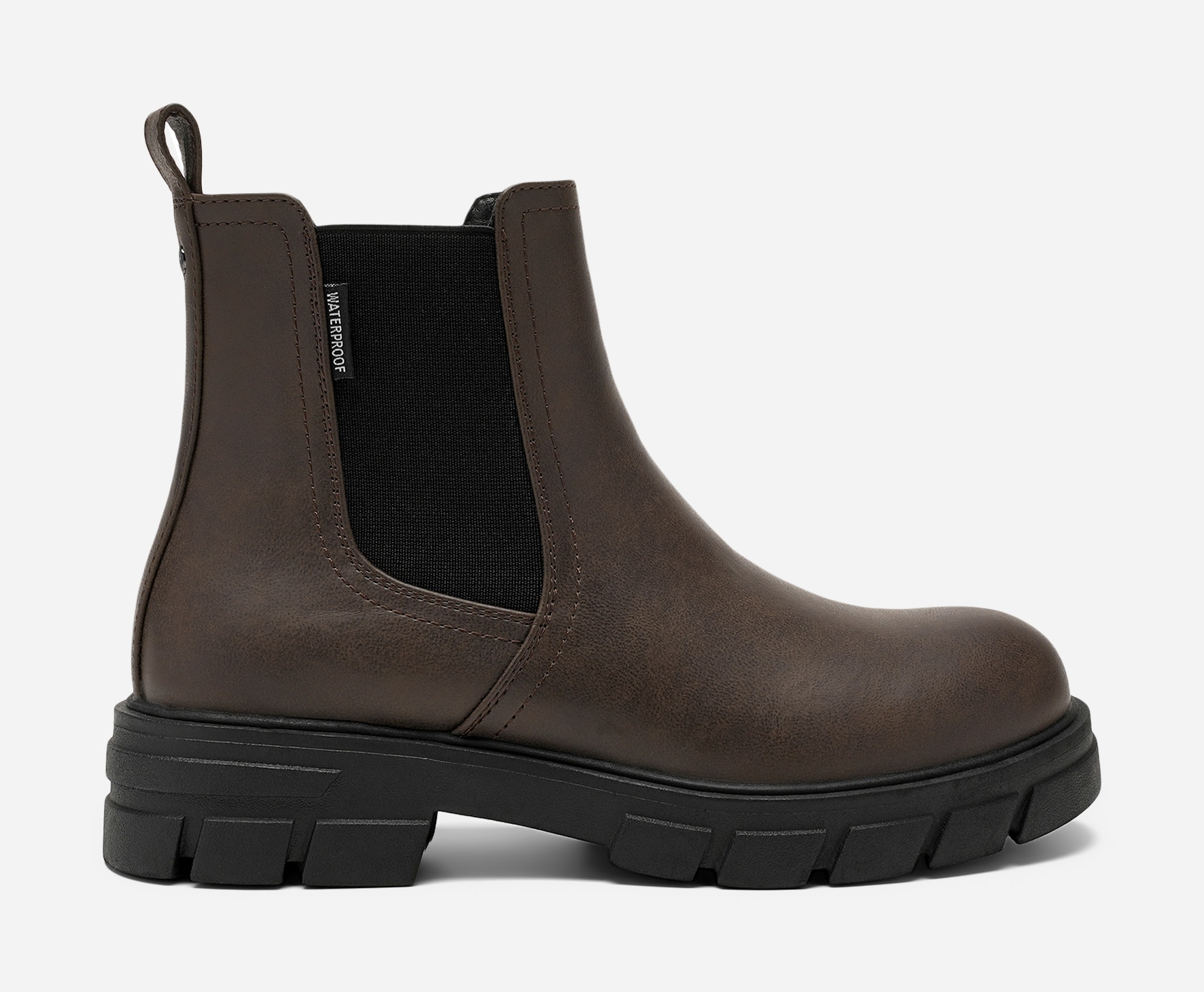 SO ALL, Varmforet boot med innebygd brodd Brun