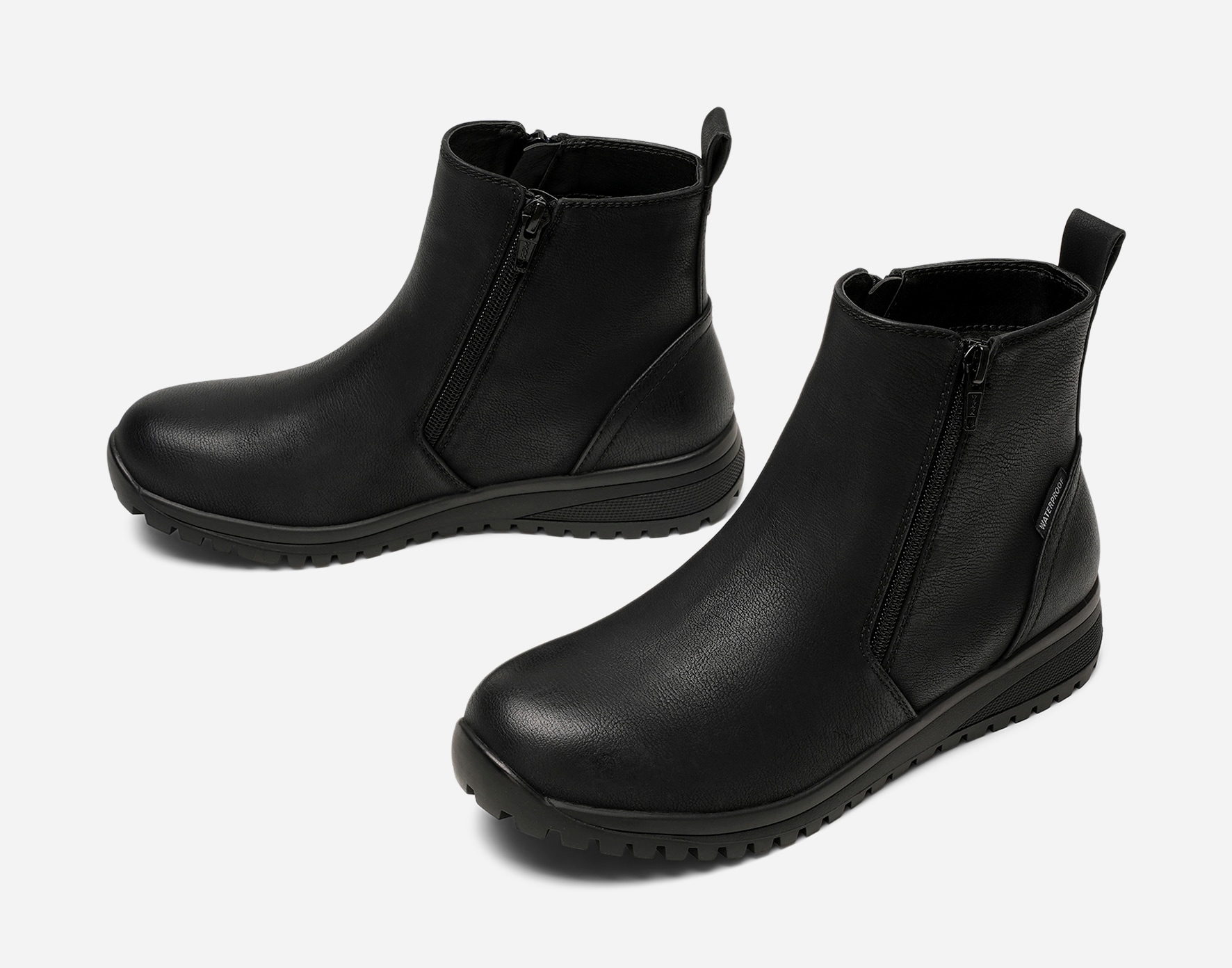 SO ALL, Varmforet boots, waterproof Sort