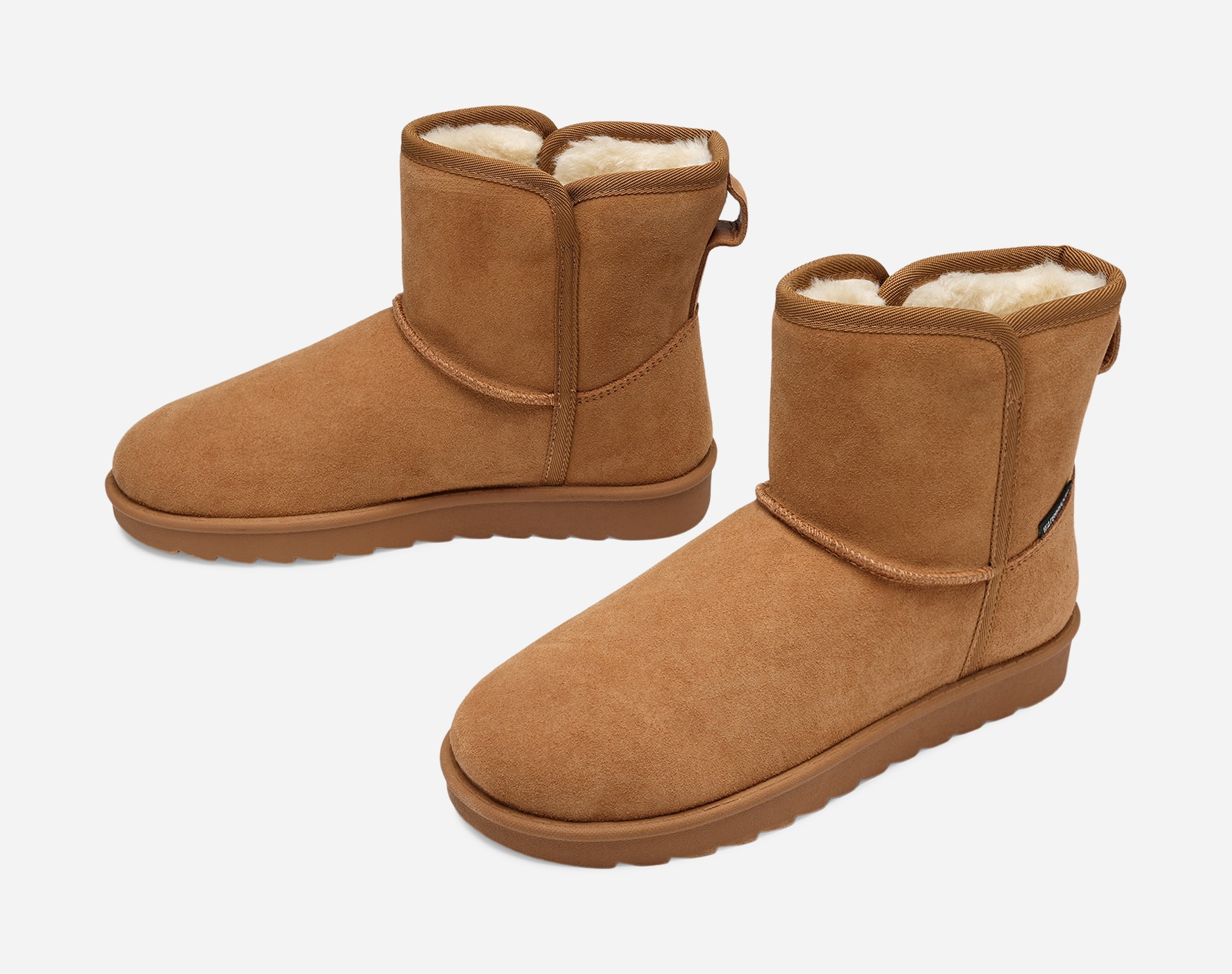 PACE, Varmforet boots, waterproof Beige