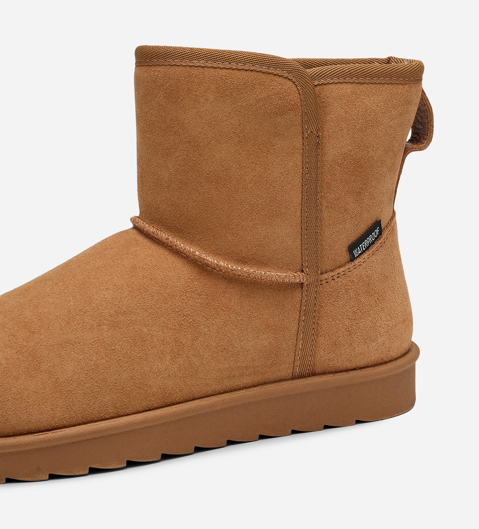 PACE, Varmforet boots, waterproof Beige
