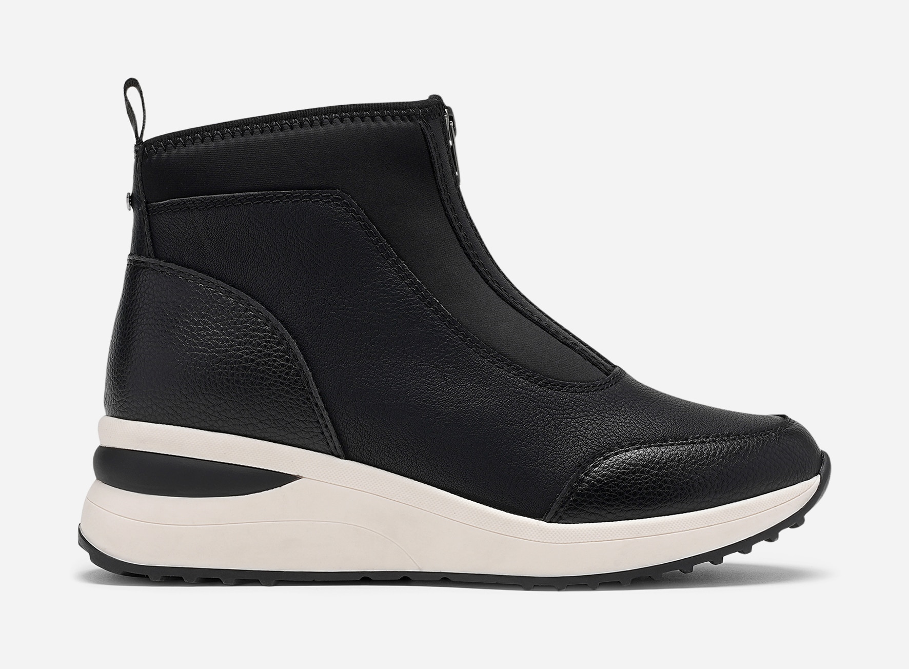 SO ALL, Boots med glidelås Sort