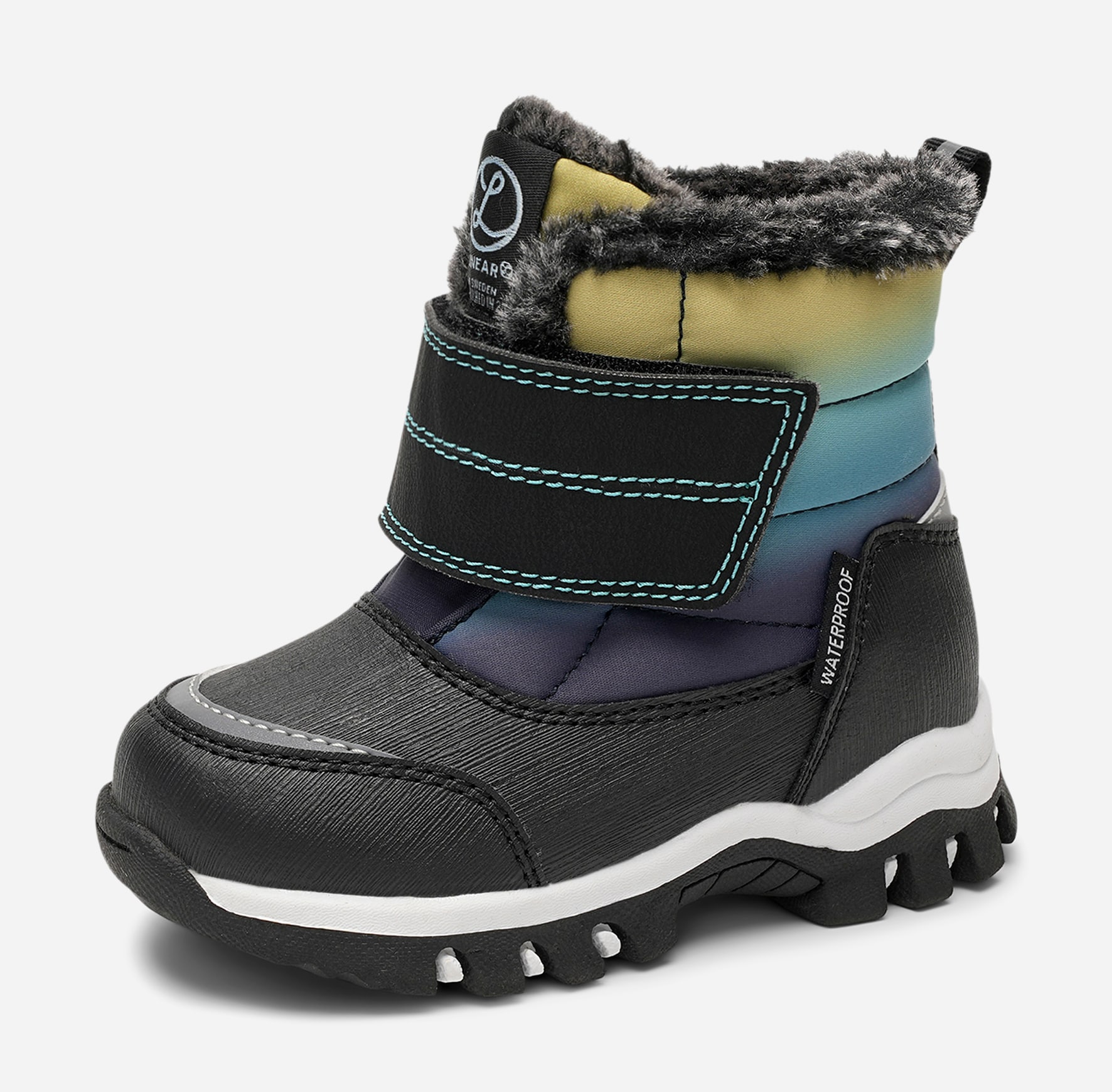 LINEAR, Varmforet skolett waterproof Sort