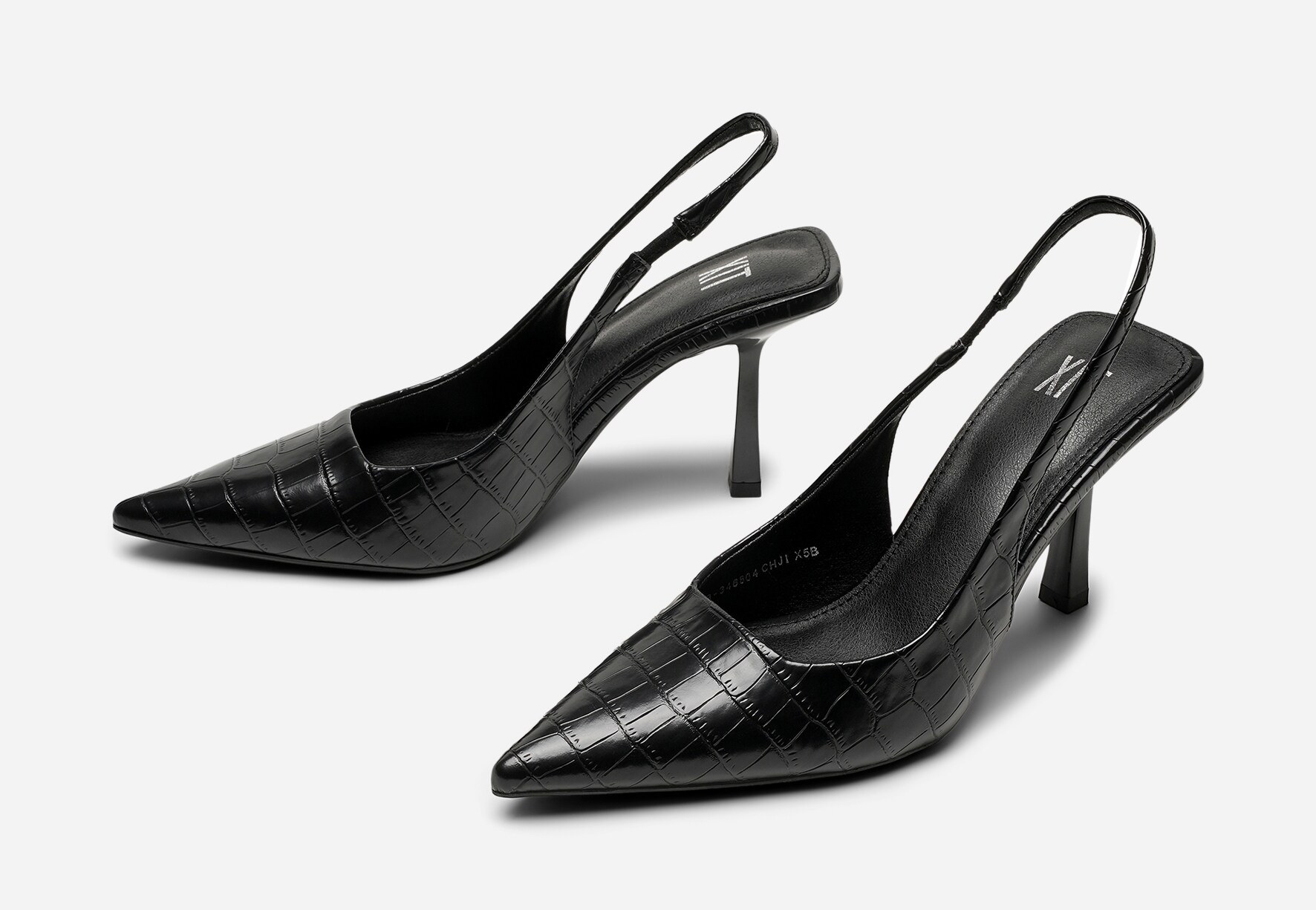 XIT, Pumps med slingback Sort