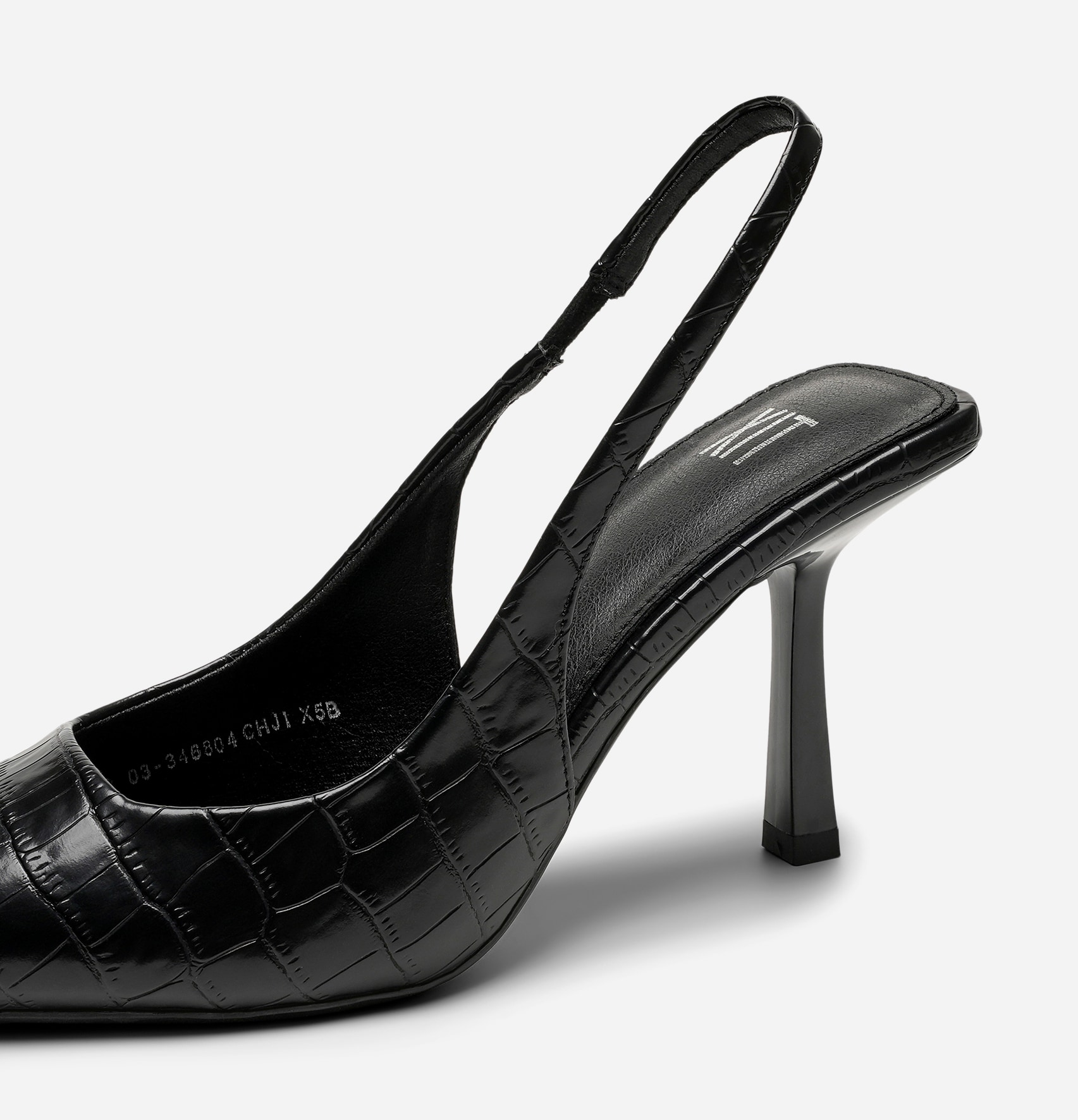 XIT, Pumps med slingback Sort