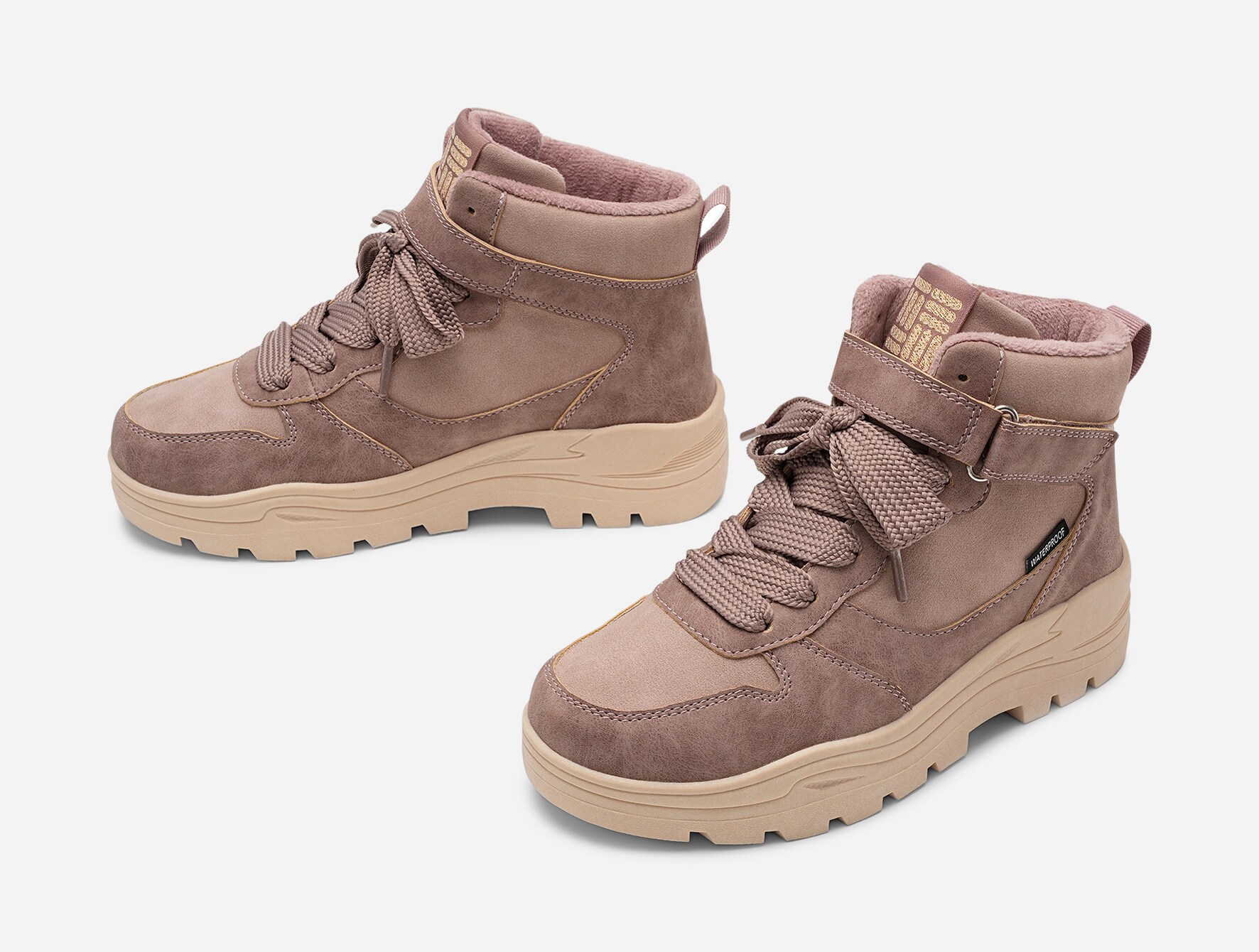 DINSKO, Fleeceforet skolett waterproof Lilla