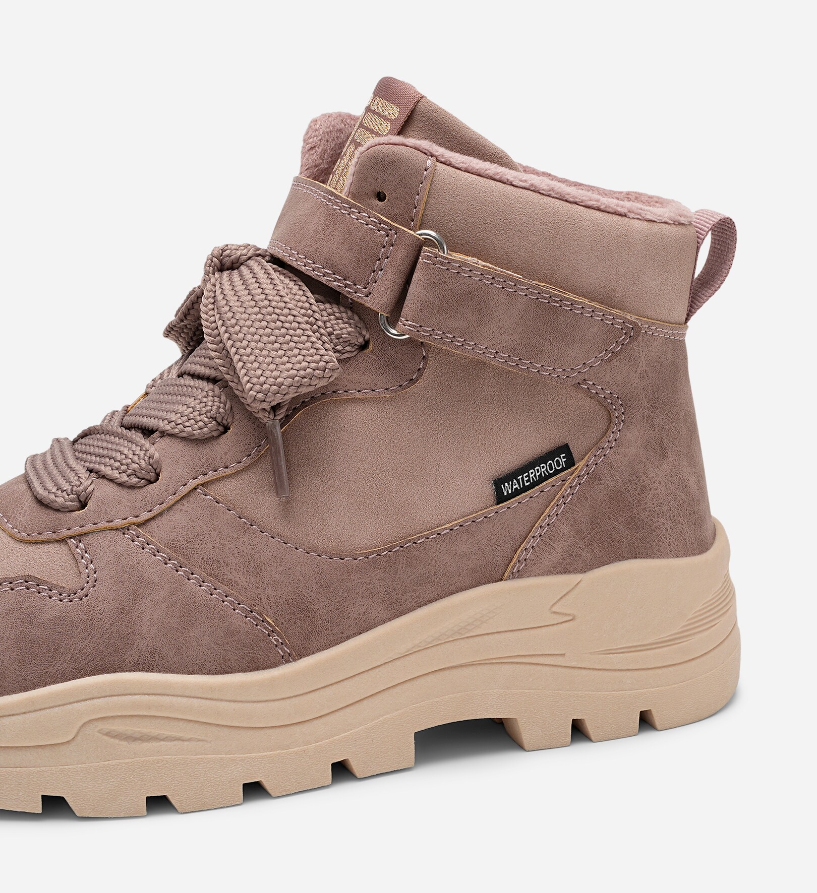 DINSKO, Fleeceforet skolett waterproof Lilla