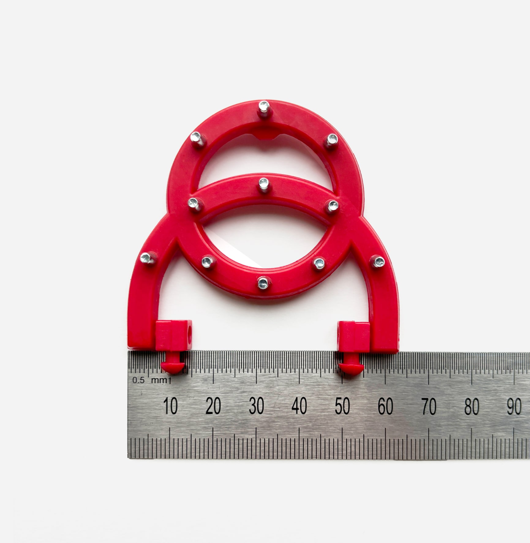 RIEKER, Brodd, bredde 60mm, stl 36-42 Rød