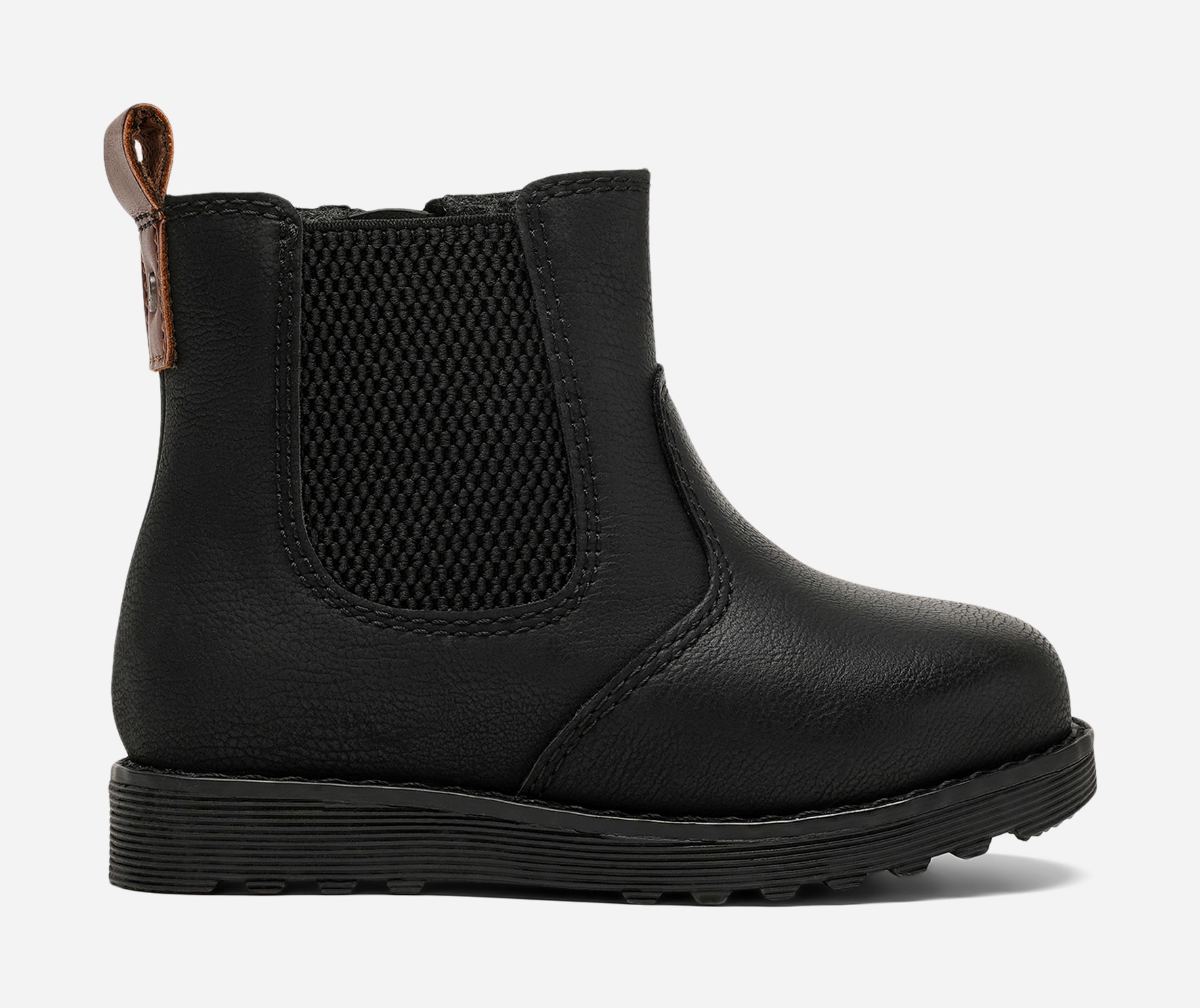 LINEAR, Boots med glidelås Sort