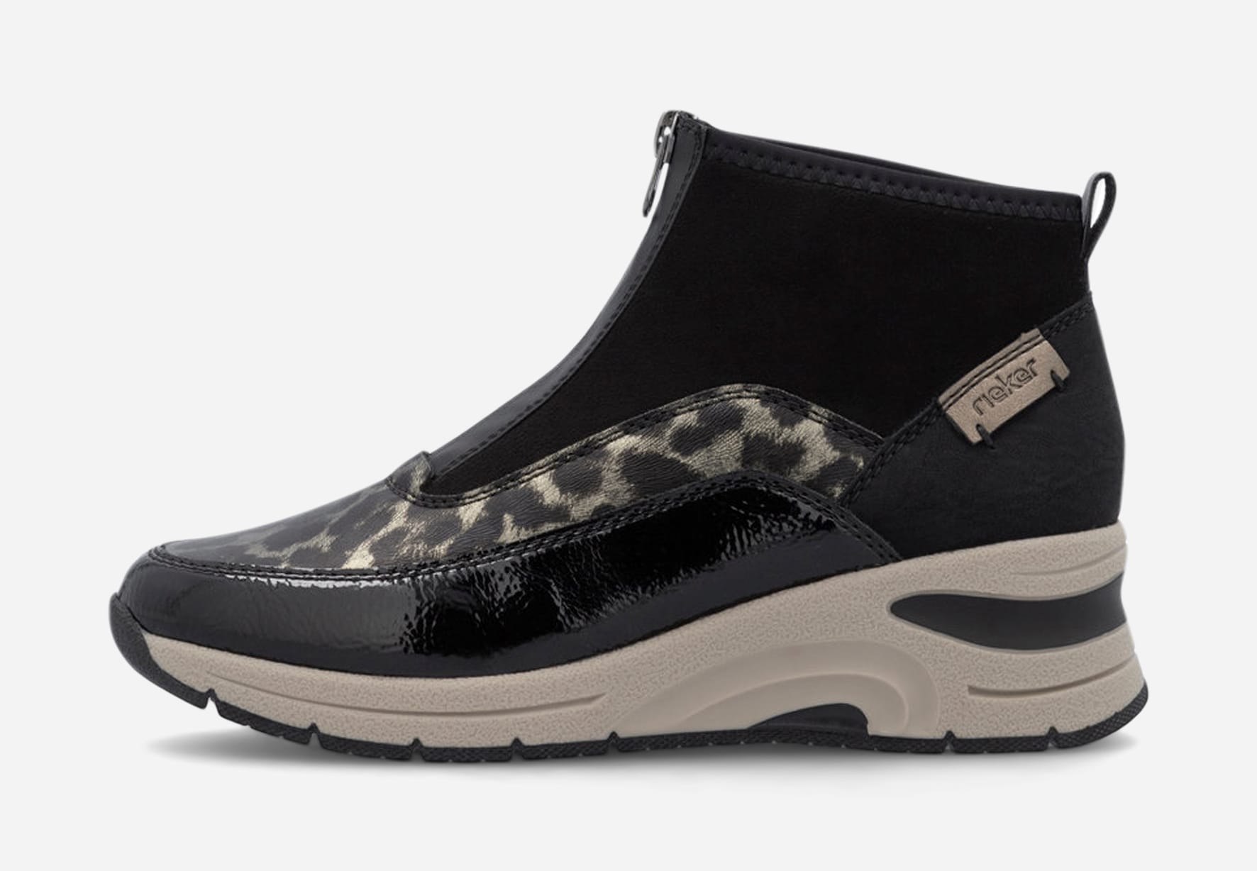 RIEKER, Høye sneakers Sort