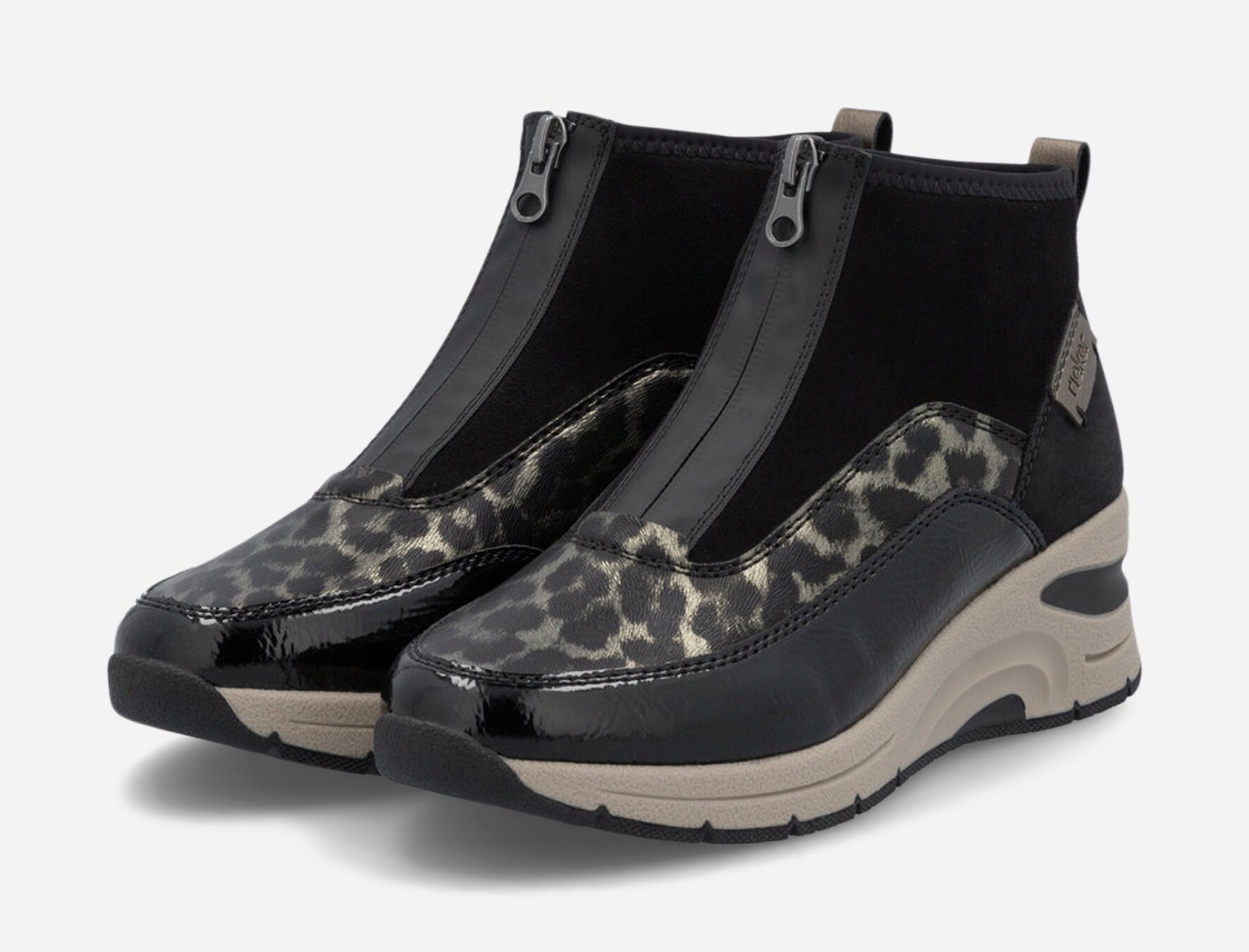 RIEKER, Høye sneakers Sort