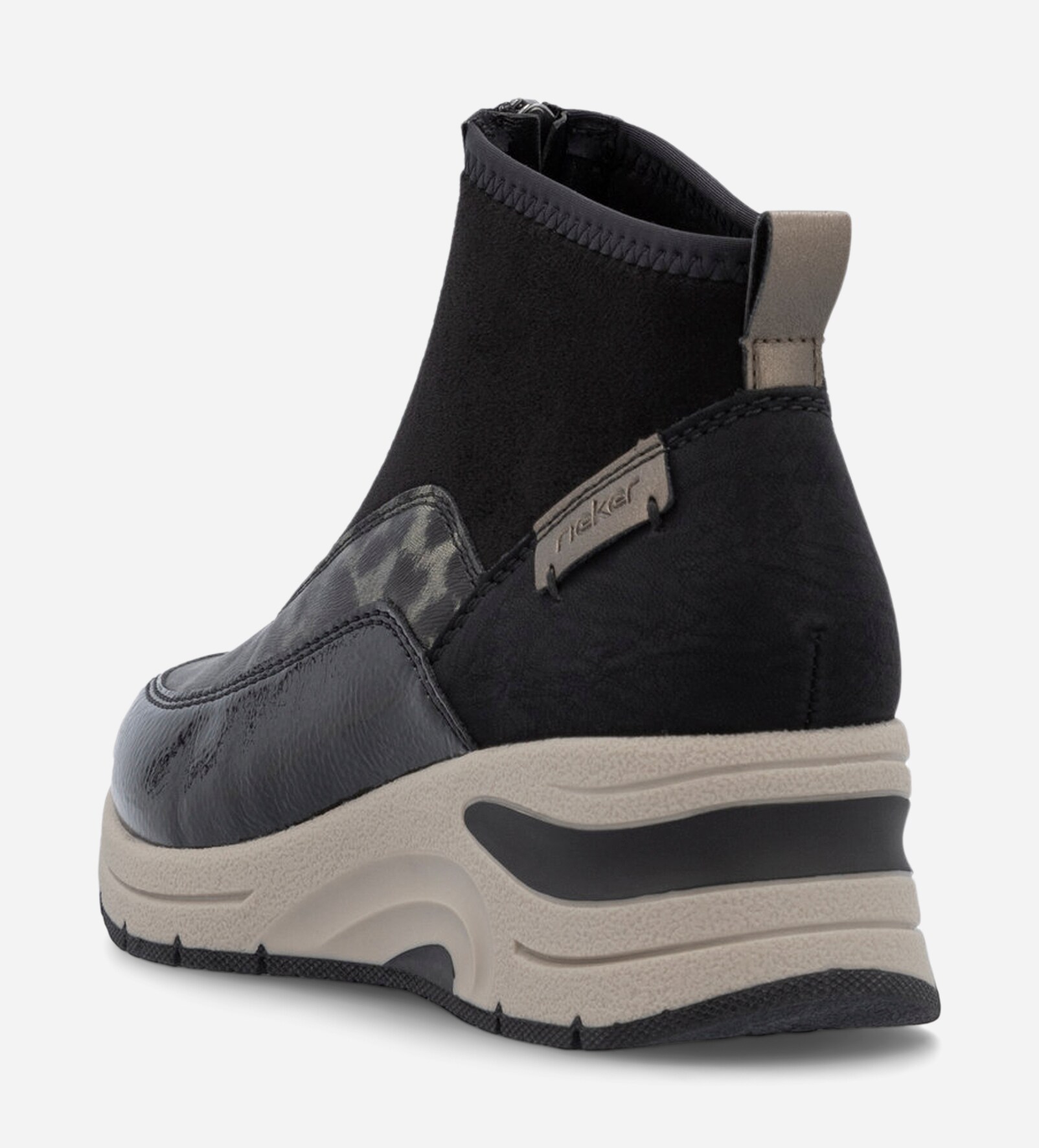 RIEKER, Høye sneakers Sort