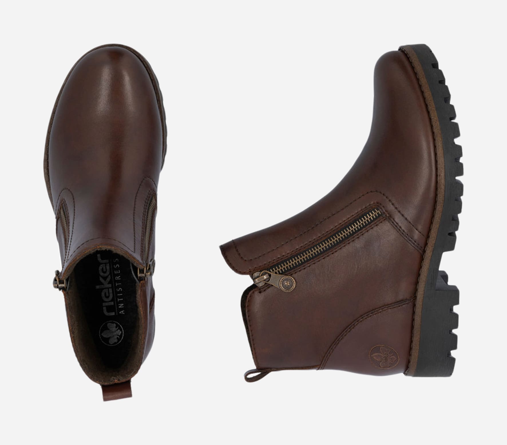 RIEKER, Boots Brun