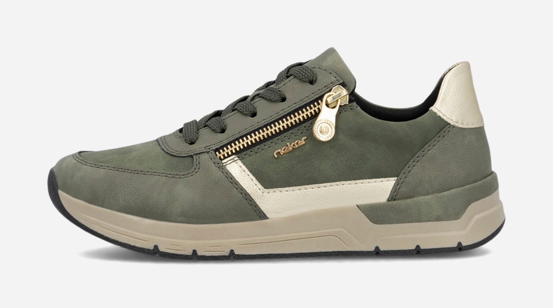 RIEKER, Sneakers Grønn