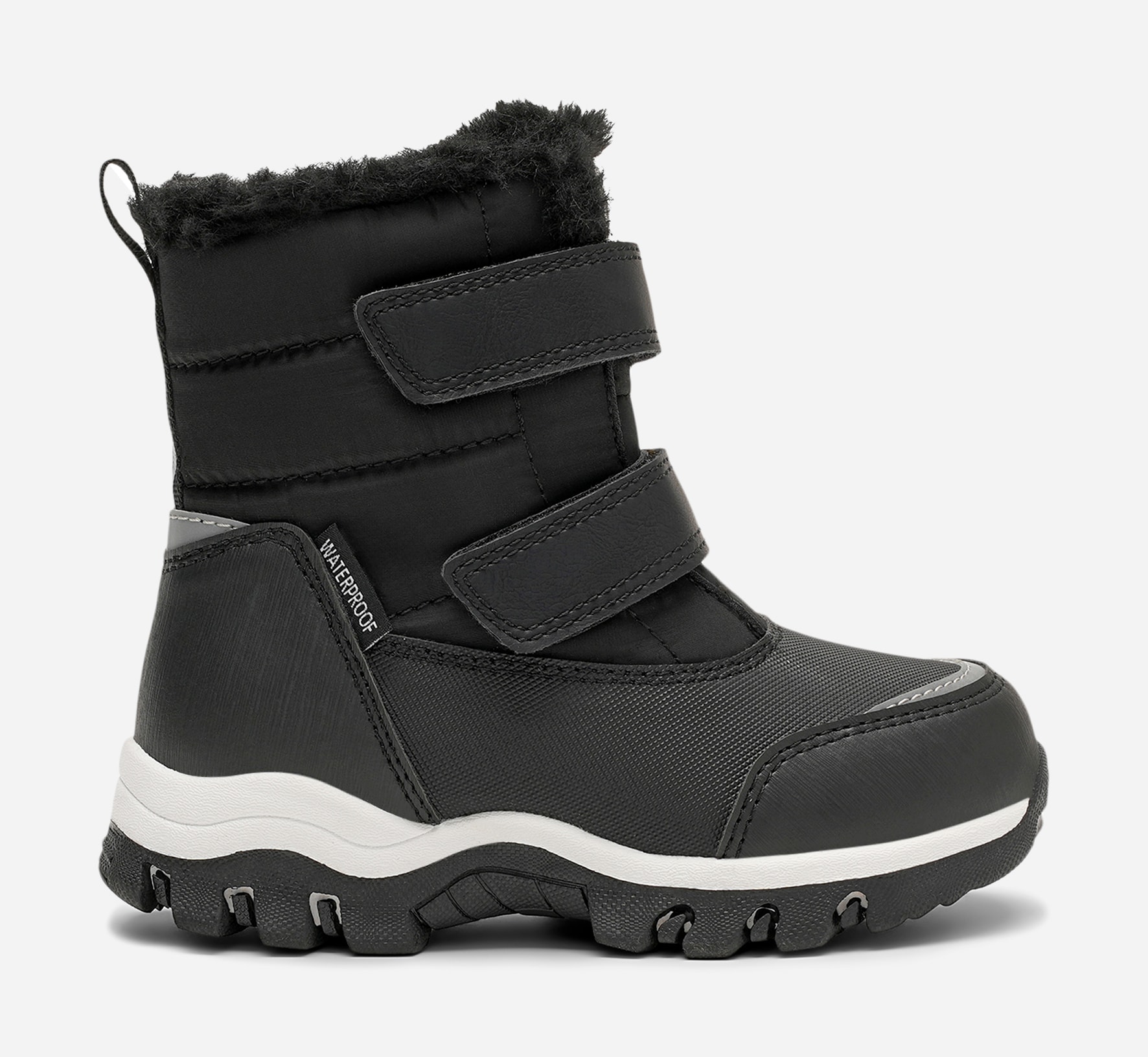 LINEAR, Varmforet skolett waterproof Sort