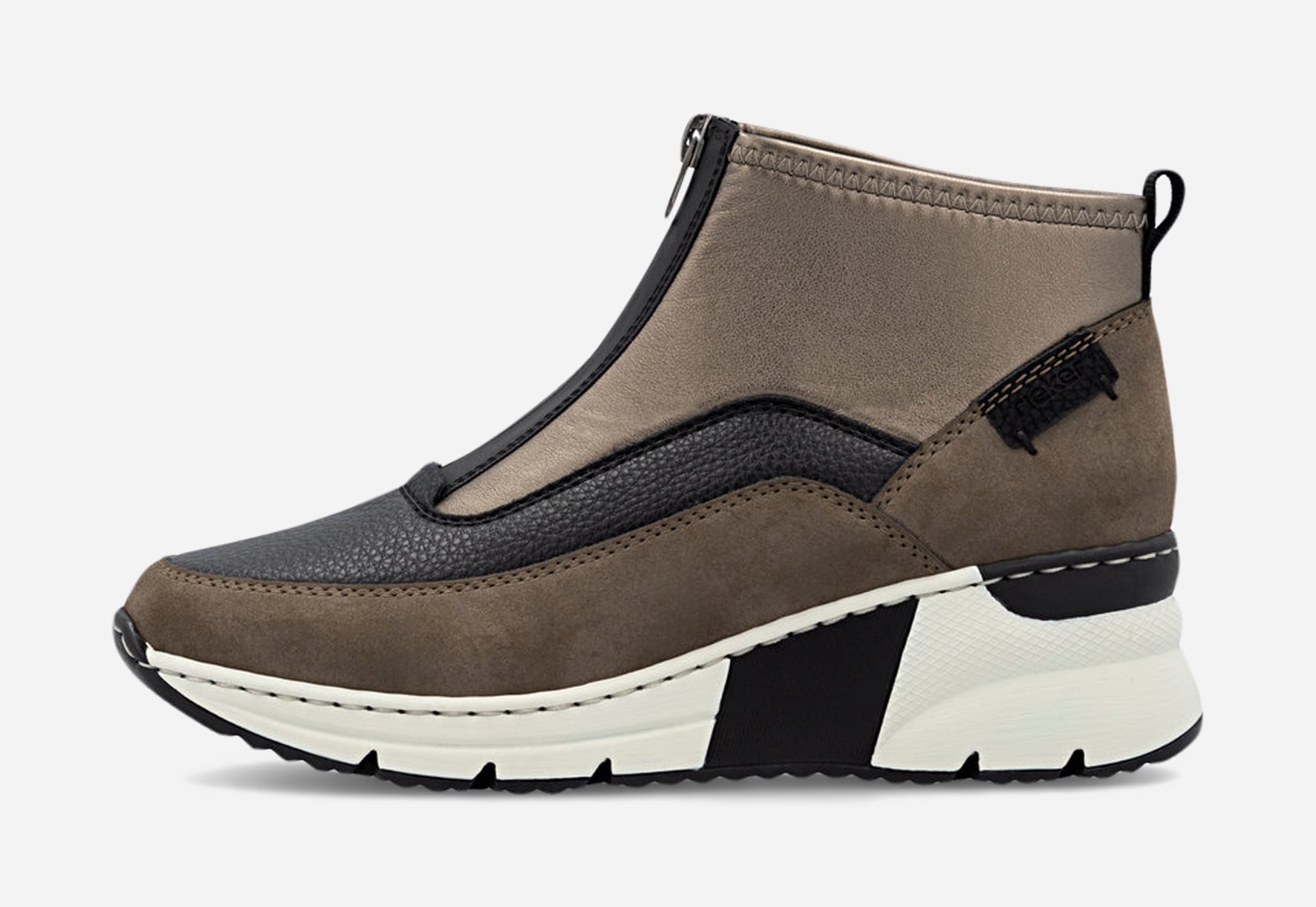 RIEKER, Høye sneakers Brun