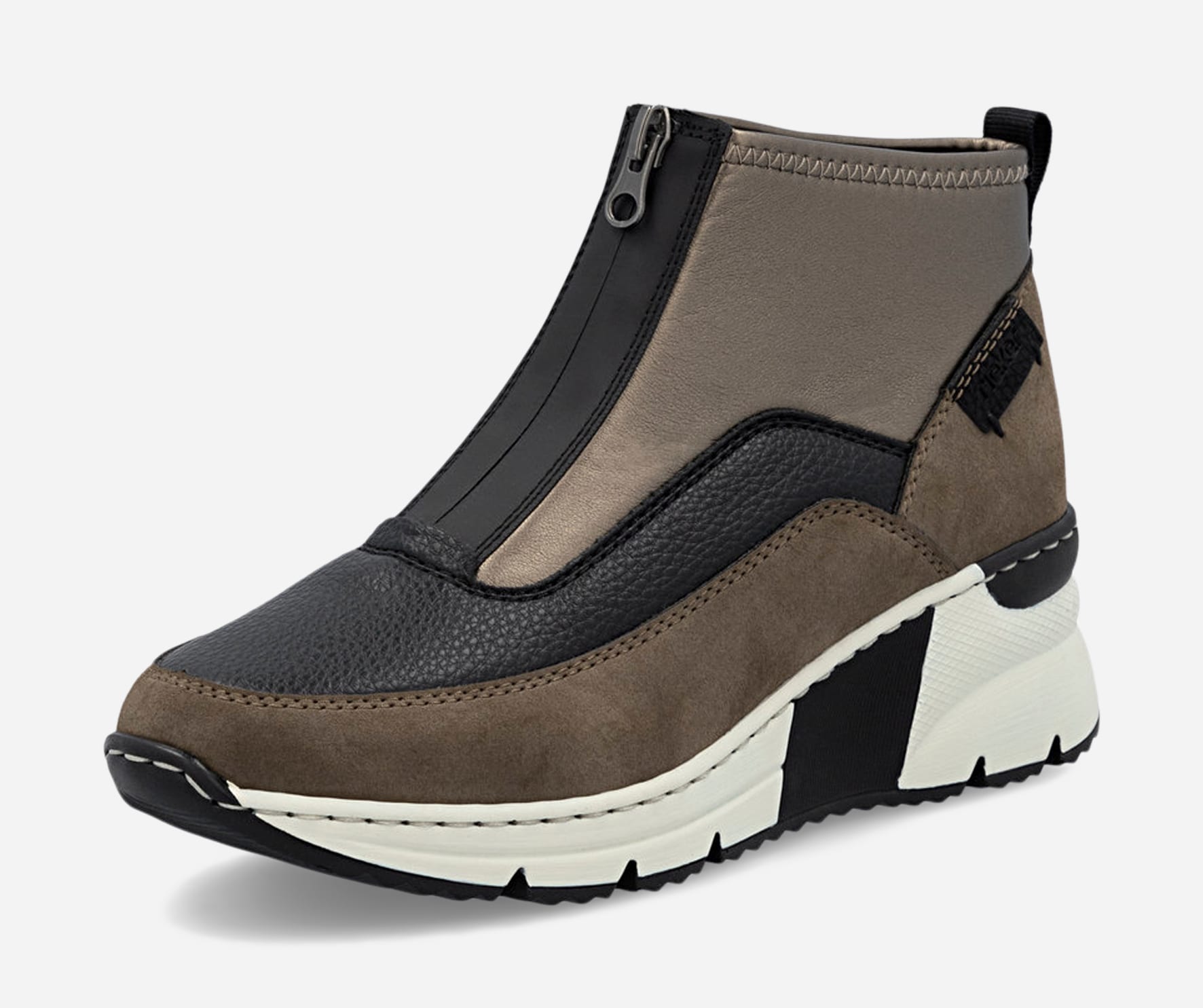 RIEKER, Høye sneakers Brun