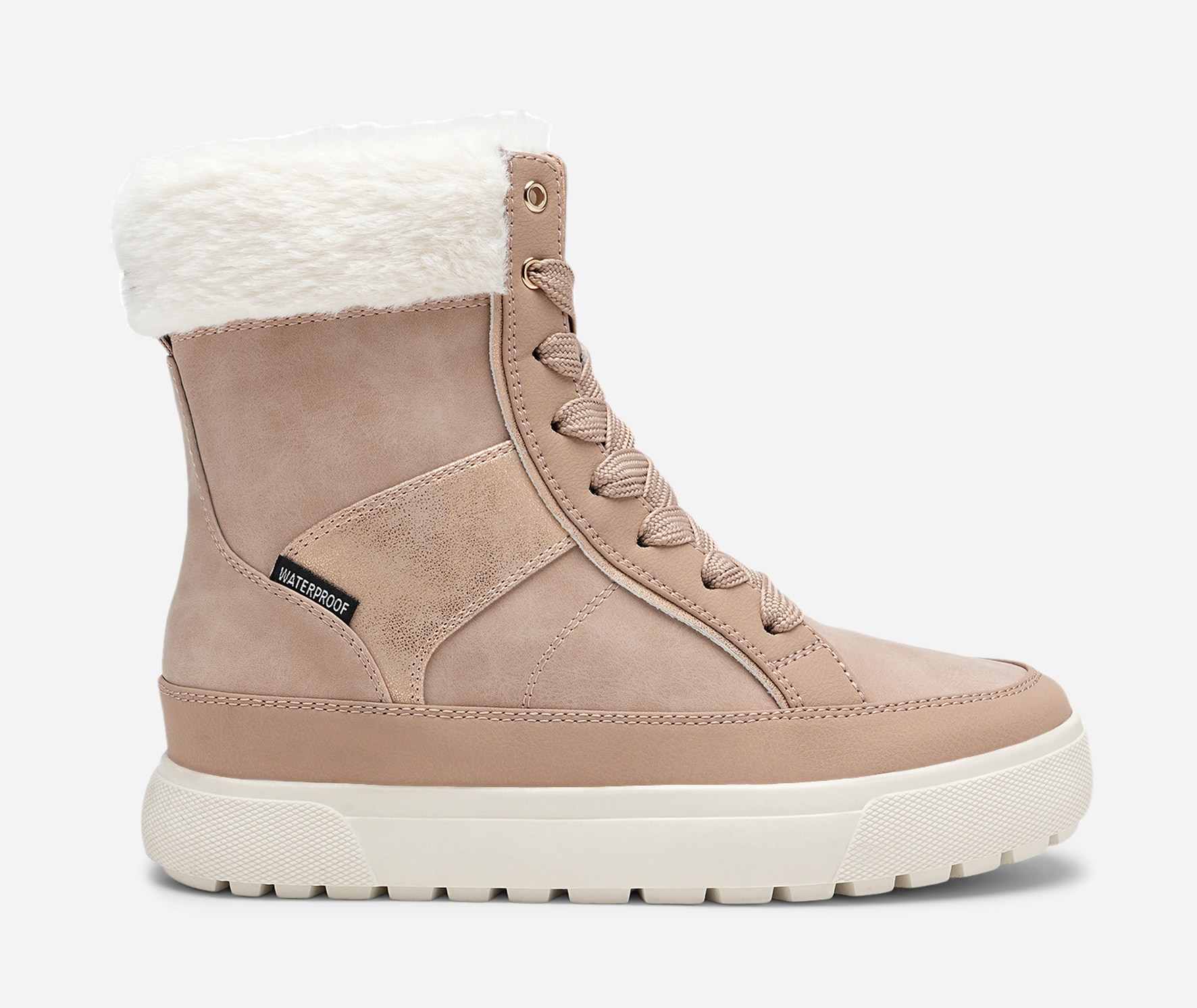 DINSKO, Varmforet skolett waterproof Beige