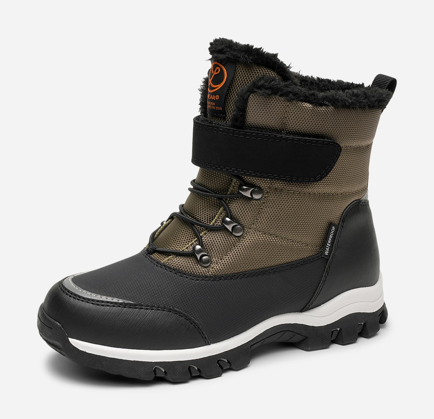 LINEAR, Varmforet skolett waterproof Grønn