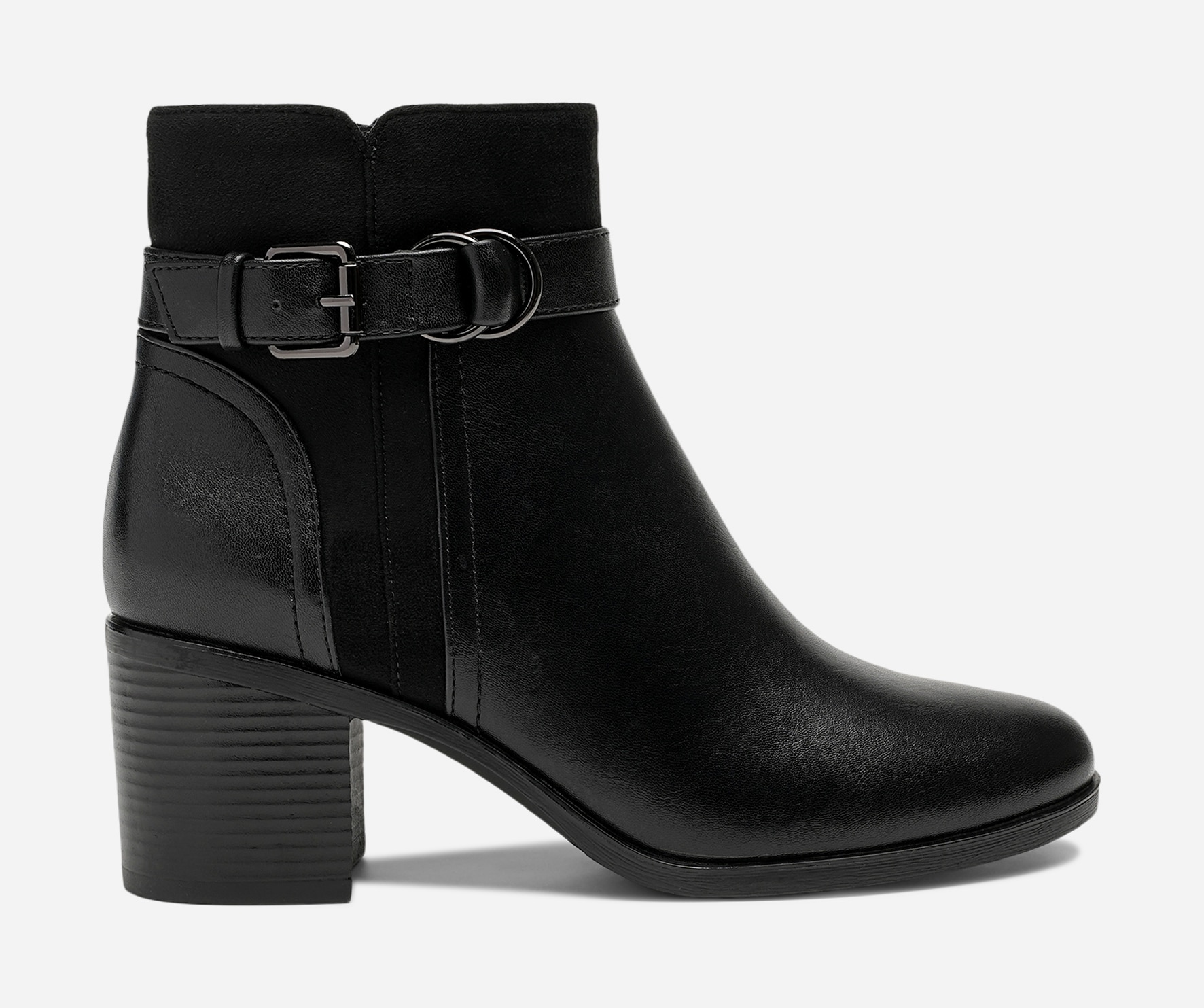 SO ALL, Boots med spenne Sort