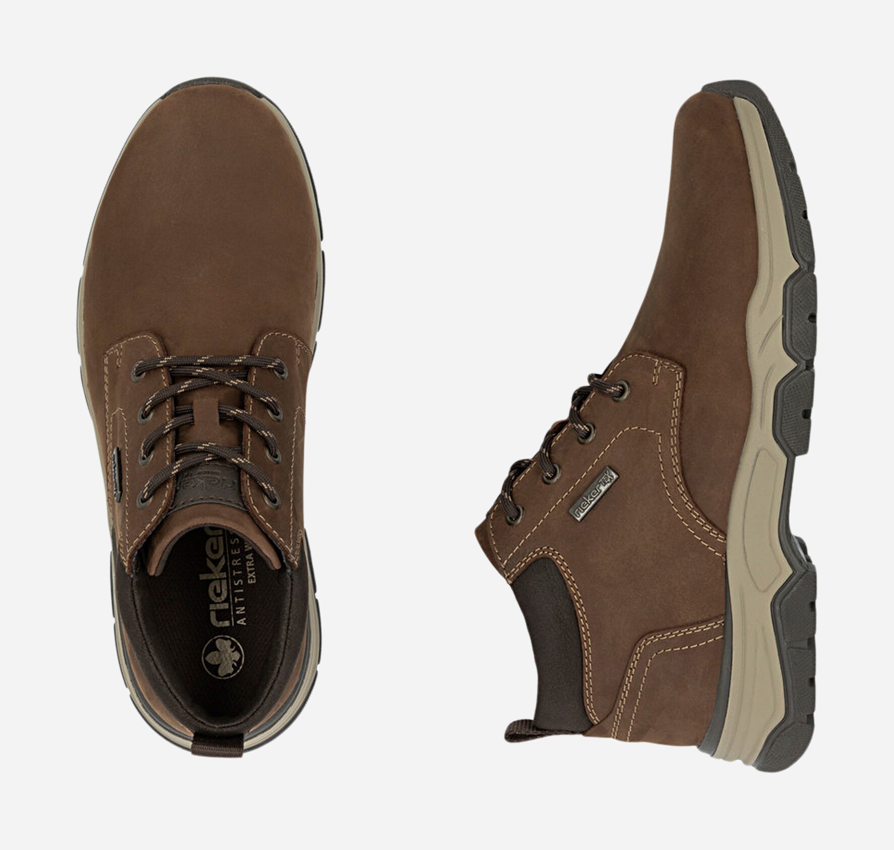 RIEKER, Varmforet skolett Brun