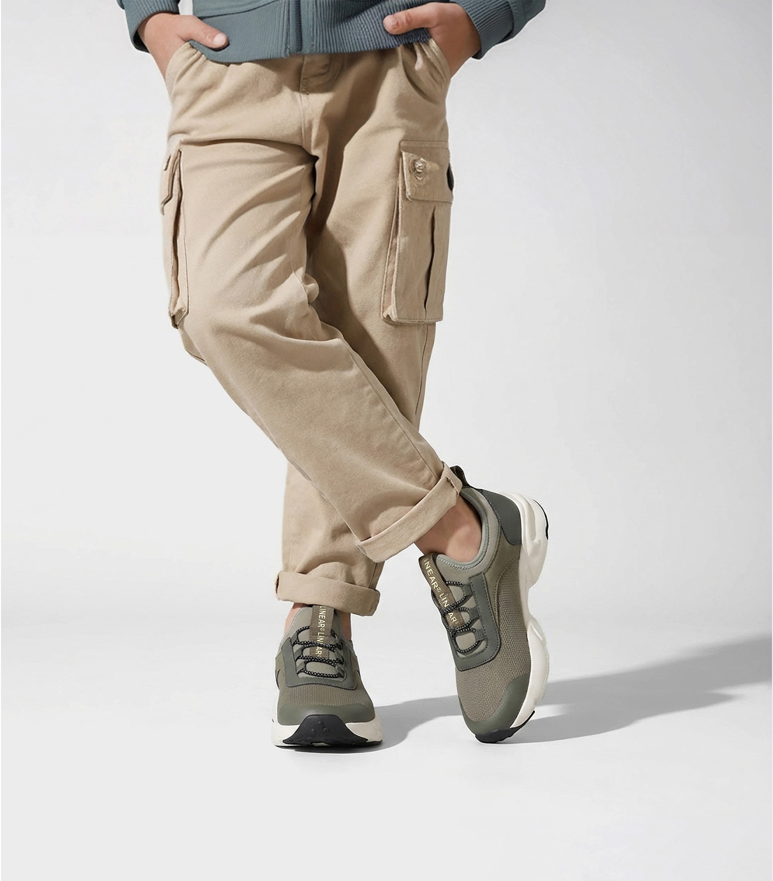 LINEAR, Sock sneakers Grønn