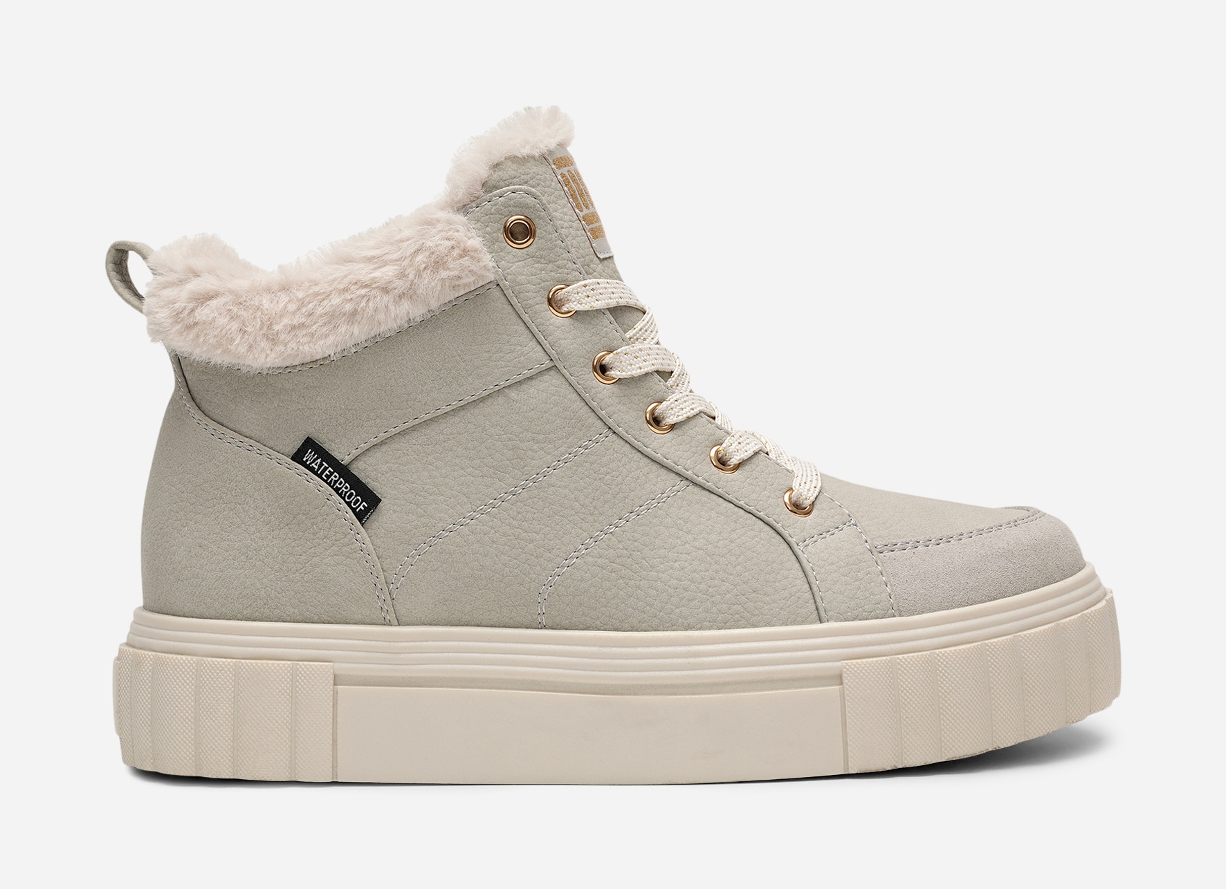 DINSKO, Varmforet skolett waterproof Grå