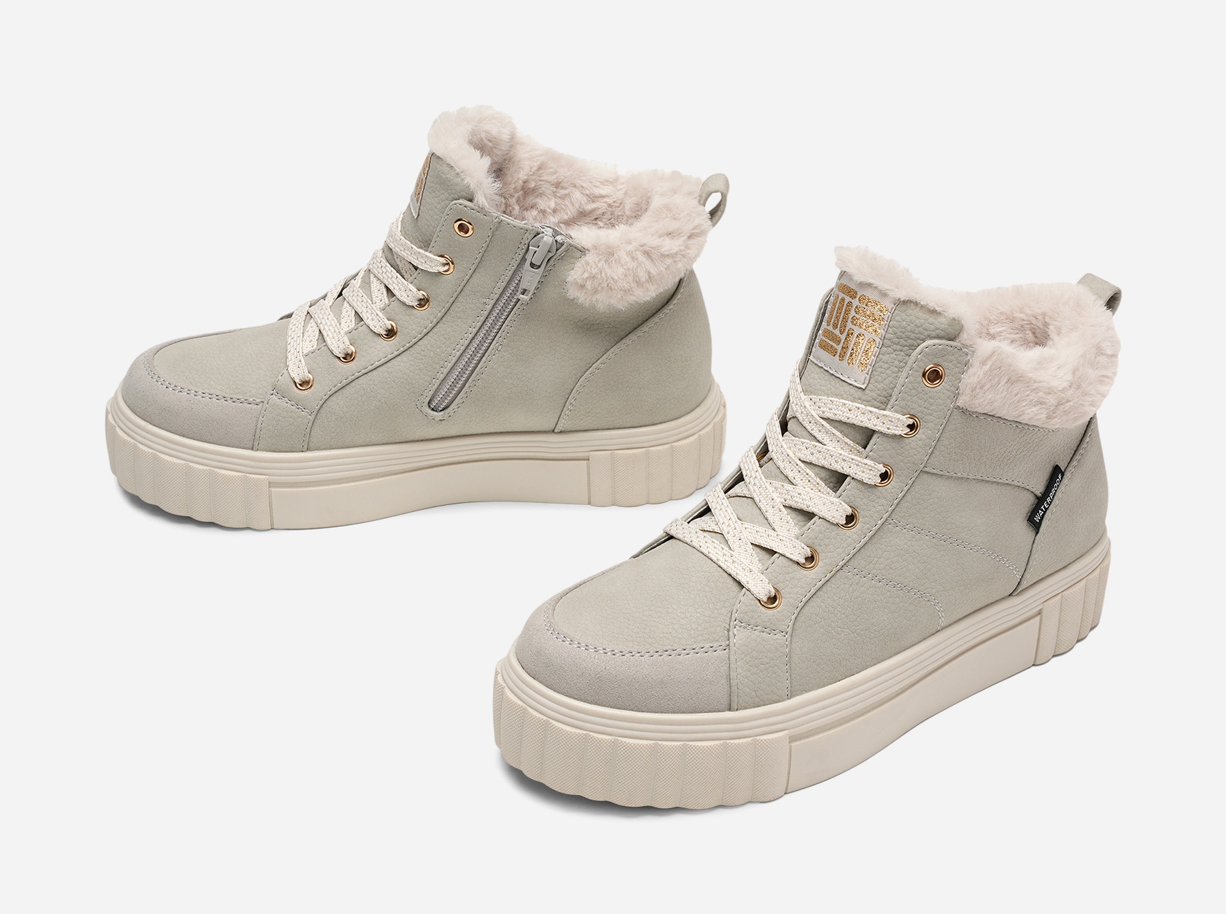 DINSKO, Varmforet skolett waterproof Grå